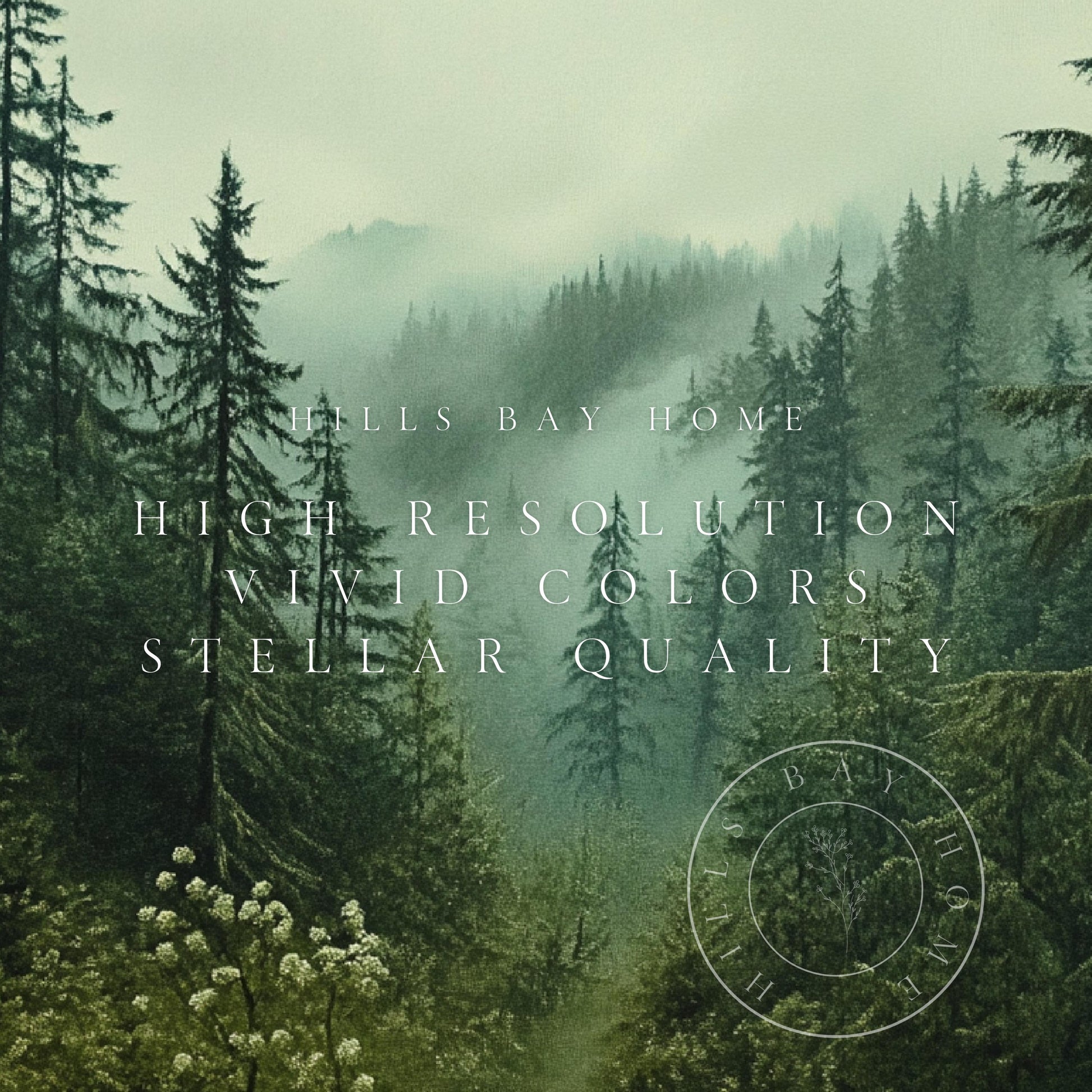 Gloomy Forest Frame Tv Art, Digital Download Art for Frame Tv, Woods Tv Art, Wilderness Tv Art, Oil Painting Frame Tv Art, Instant Download
