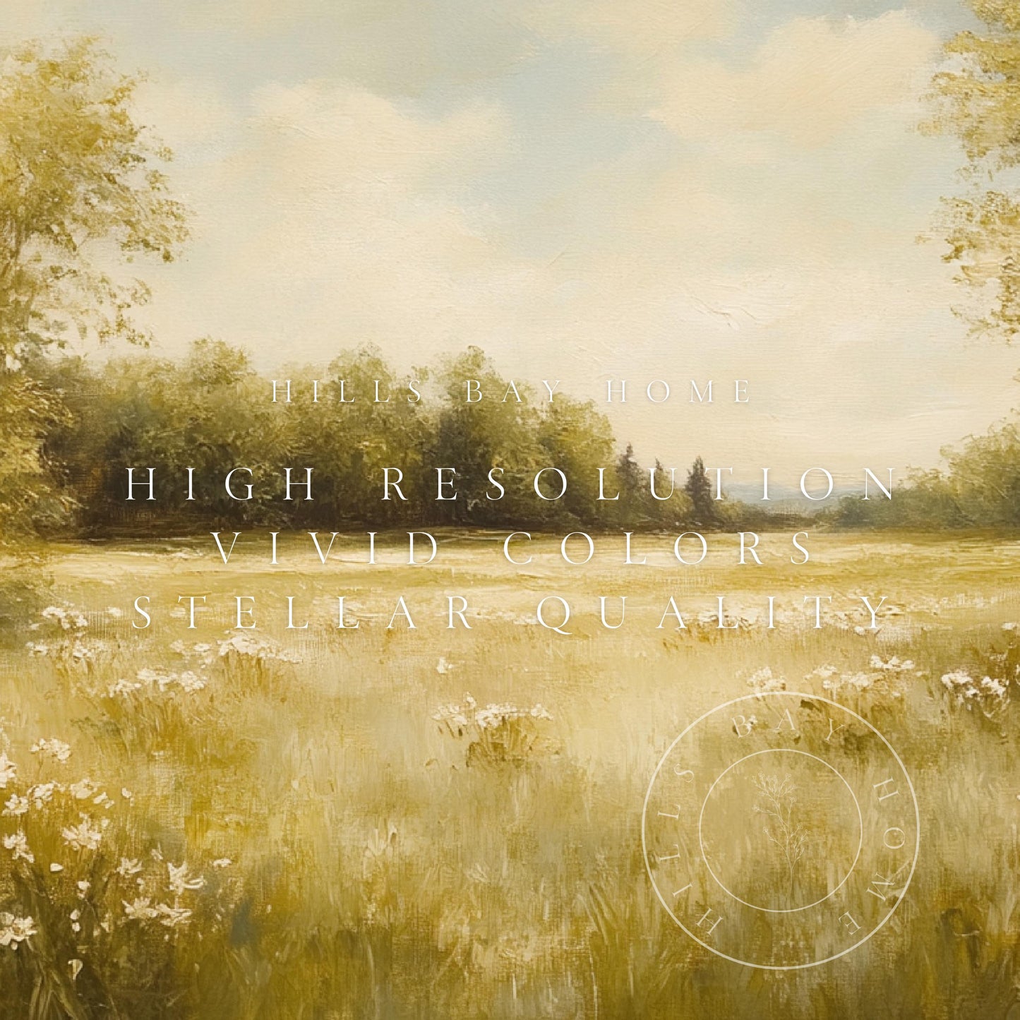 Meadow Tv Art, Digital Download Art for Frame Tv, Spring Tv Art, Wilderness Tv Art, Oil Painting Frame Tv Art, Instant Download