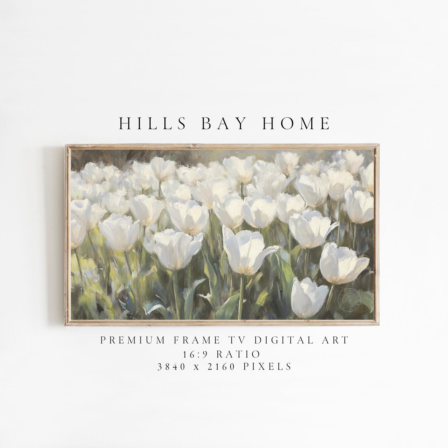 Tulips Frame Tv Art, Digital Download Art for Frame Tv, Spring Tv Art, Floral Tv Art, Oil Painting Frame Tv Art, Instant Download Frame Tv