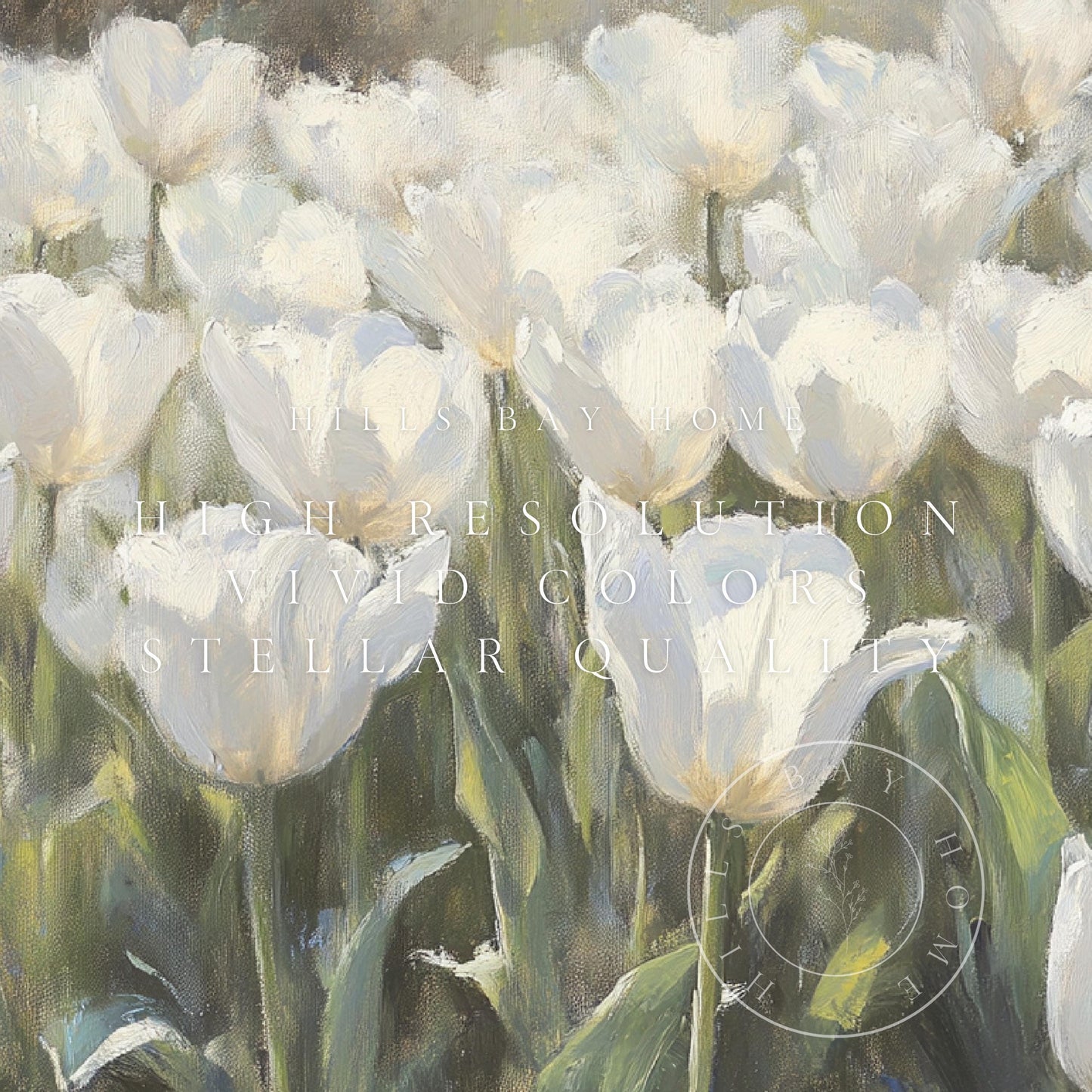 Tulips Frame Tv Art, Digital Download Art for Frame Tv, Spring Tv Art, Floral Tv Art, Oil Painting Frame Tv Art, Instant Download Frame Tv