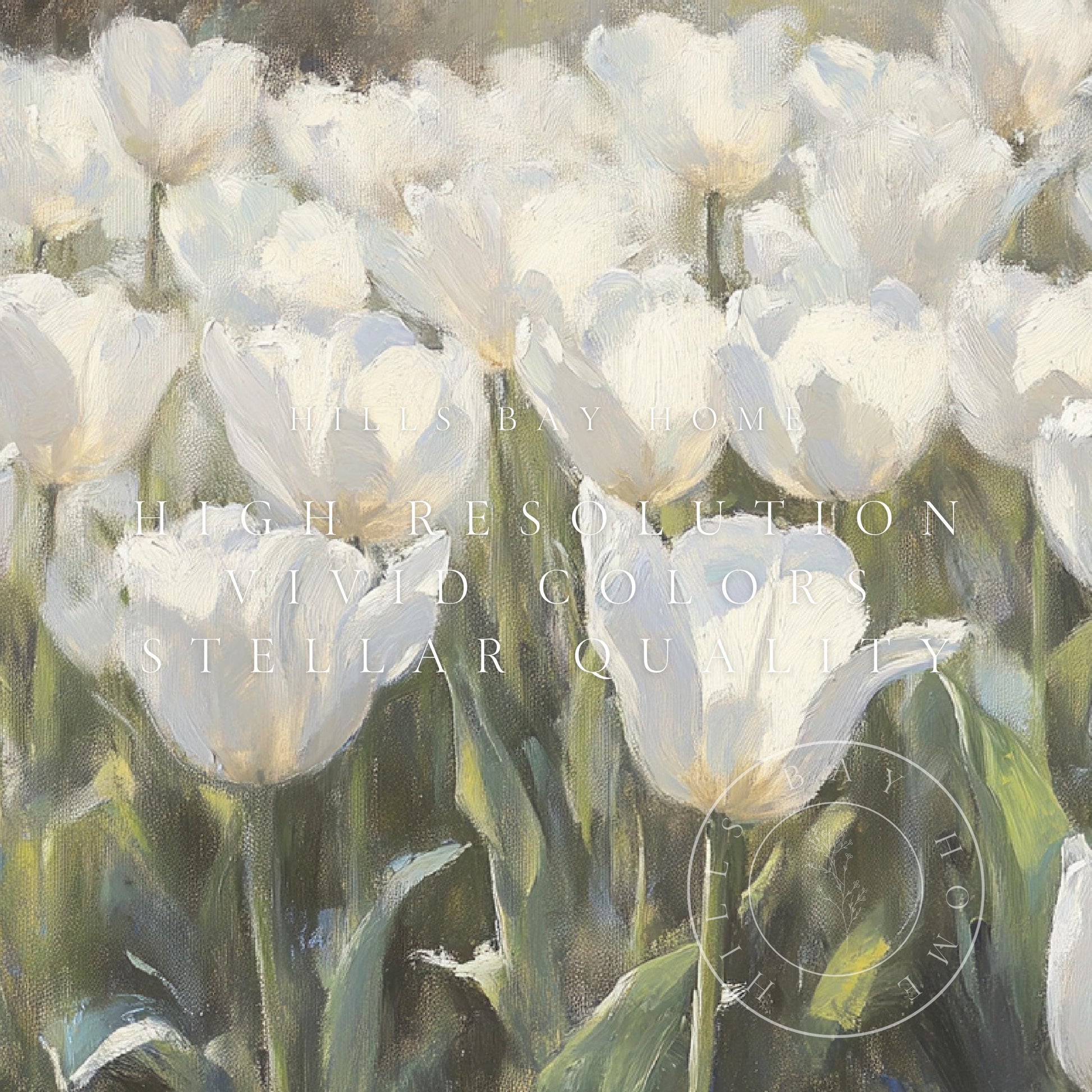 Tulips Frame Tv Art, Digital Download Art for Frame Tv, Spring Tv Art, Floral Tv Art, Oil Painting Frame Tv Art, Instant Download Frame Tv