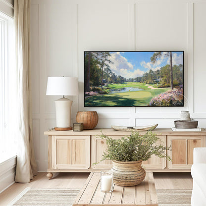 Golf Frame Tv Art, Digital Download Art for Frame Tv, Sports Tv Art, Golfer Tv Art, Oil Painting Frame Tv Art