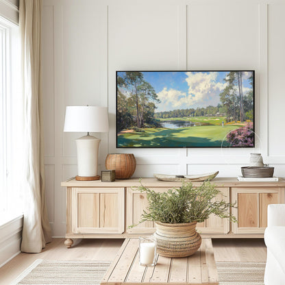 Golf Frame Tv Art, Digital Download Art for Frame Tv, Sports Tv Art, Golfer Tv Art, Oil Painting Frame Tv Art