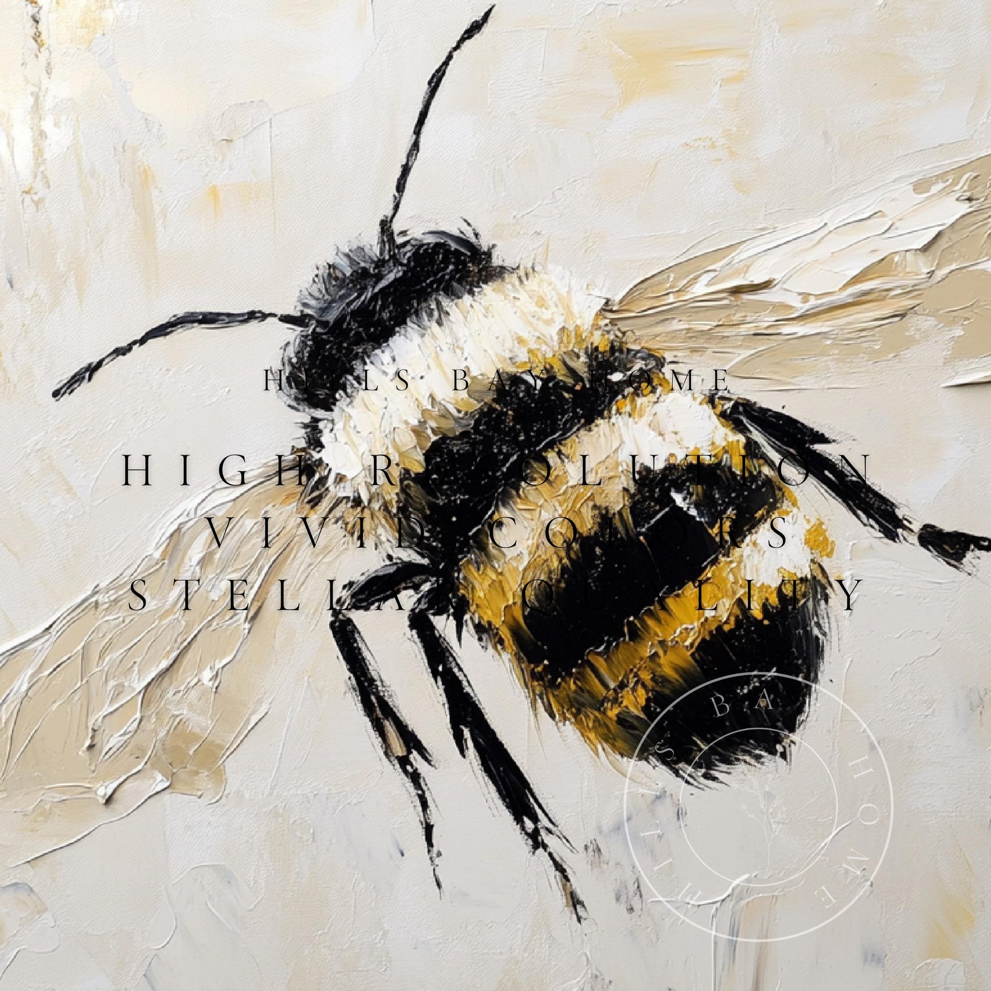 Bee Tv Art, Digital Download Art for Frame Tv, Spring Tv Art, Floral Tv Art, Painting Frame Tv Art, Summer Tv Art, Spring Tv Art