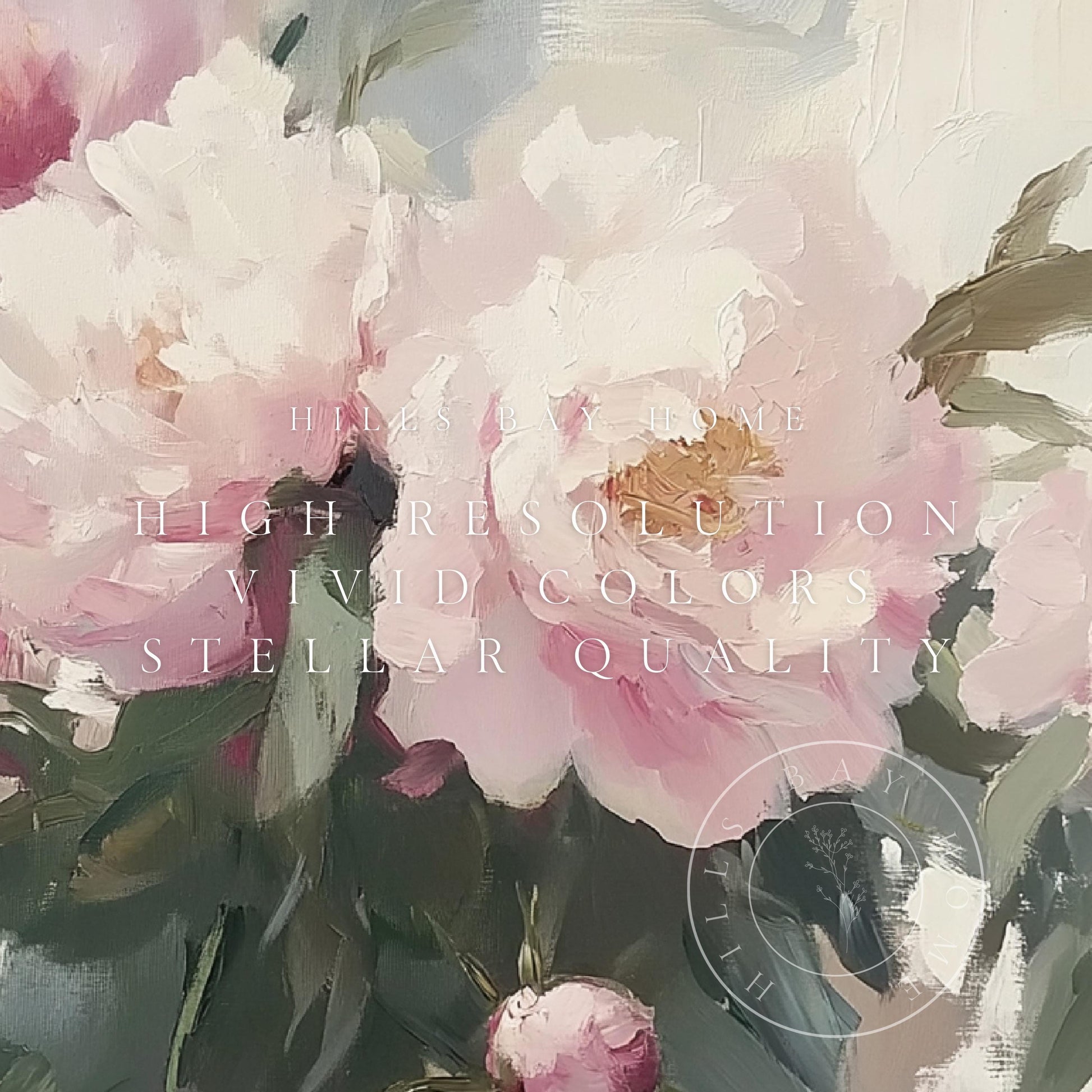 Pink Peonies Tv Art, Digital Download Art for Frame Tv, Spring Tv Art, Flower Tv Art, Oil Painting Frame Tv Art, Floral Tv Art