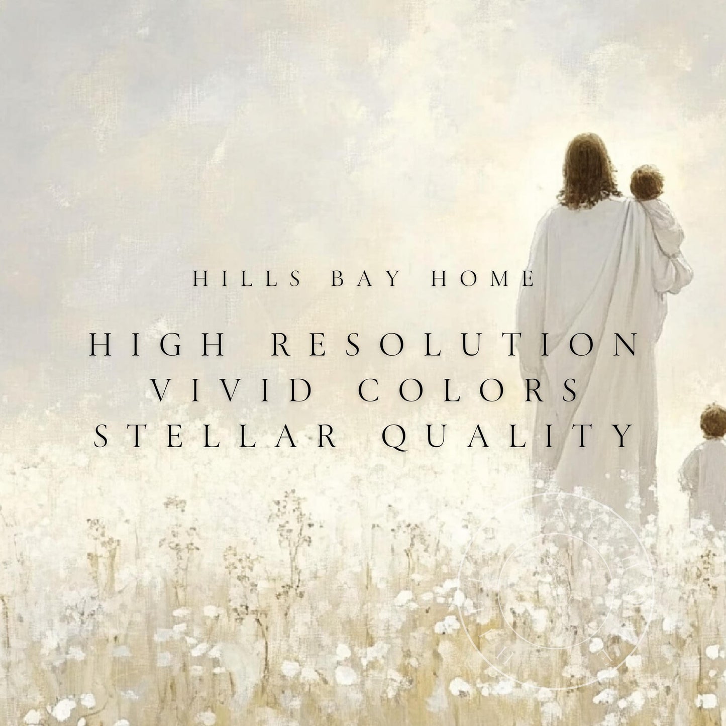 Jesus and Children Frame Tv Art, Digital Art for Frame Tv, Meadow Tv Art, Christian Art, Easter Frame Tv Art, Religious Tv Art