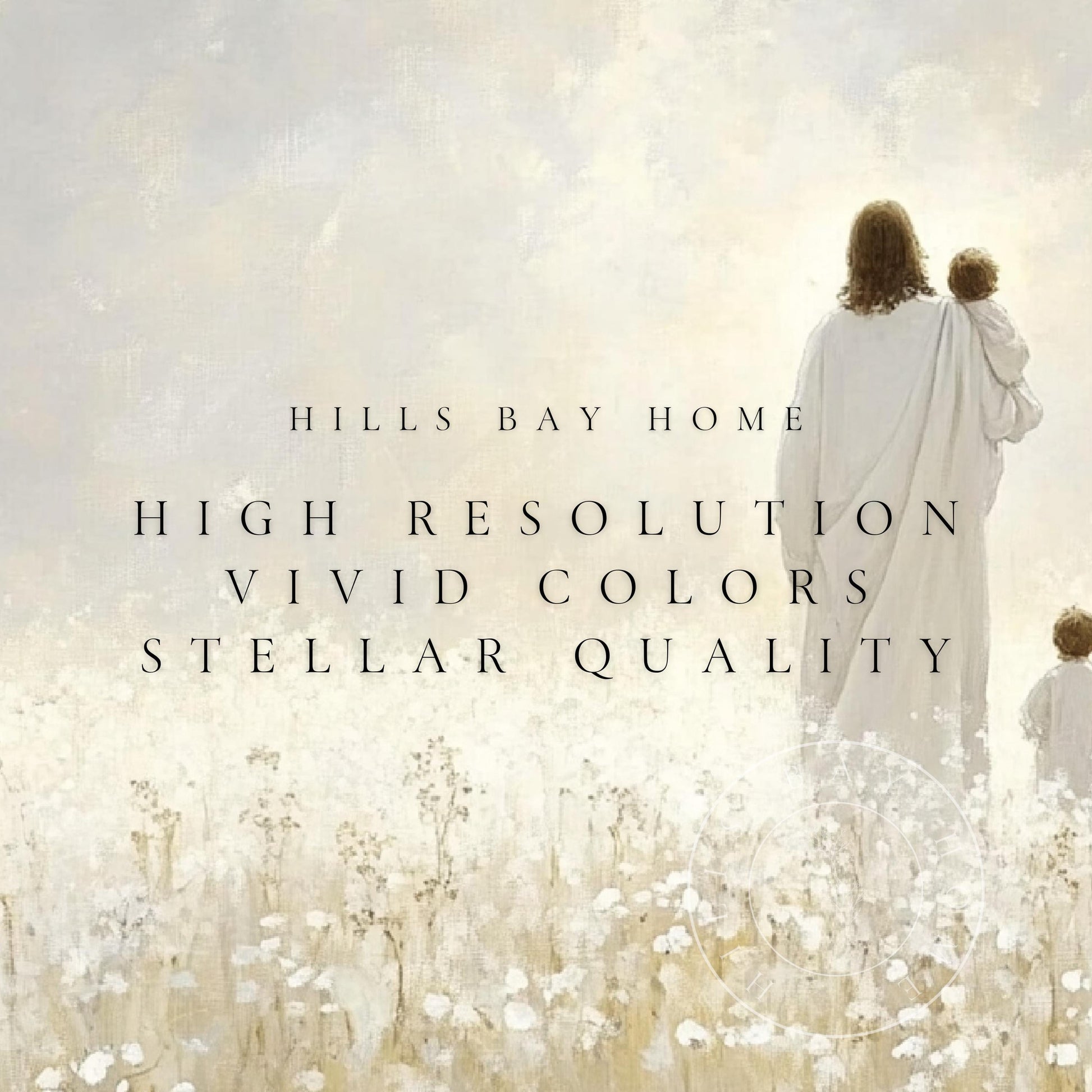 Jesus and Children Frame Tv Art, Digital Art for Frame Tv, Meadow Tv Art, Christian Art, Easter Frame Tv Art, Religious Tv Art