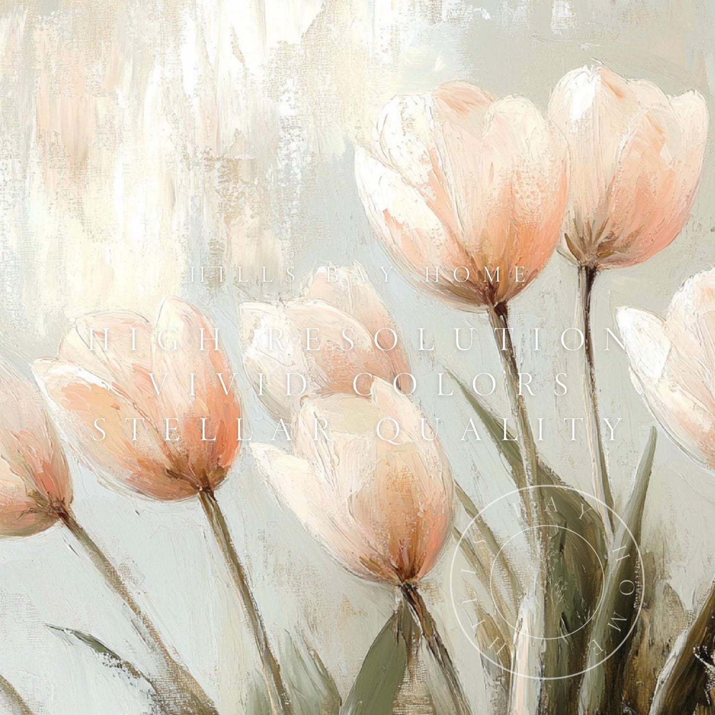 Pink Tulips Frame Tv Art, Digital Download Art for Frame Tv, Spring Tv Art, Floral Tv Art, Oil Painting Frame Tv Art, Instant Download