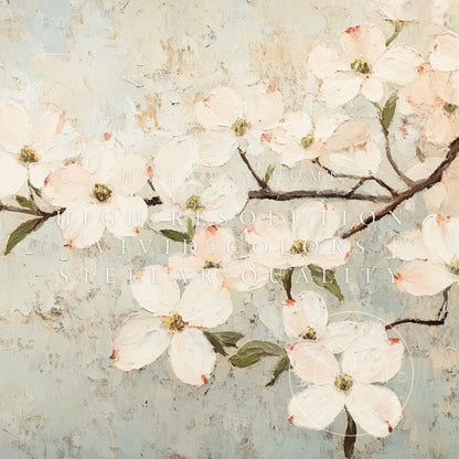 Floral Branch Frame Tv Art, Digital Download Art for Frame Tv, Spring Tv Art, Floral Tv Art, Oil Painting Frame Tv Art, Instant Download