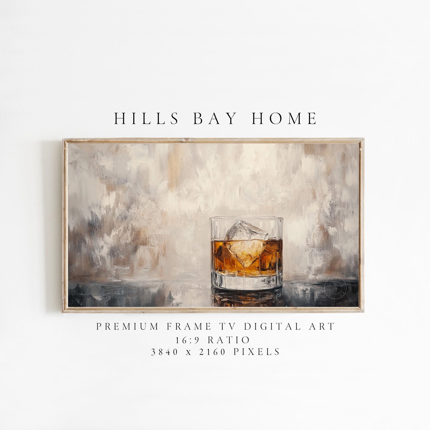 Bourbon Tv Art, Digital Download Art for Frame Tv, Spring Tv Art, Floral Tv Art, Oil Painting Frame Tv Art, Bar Art