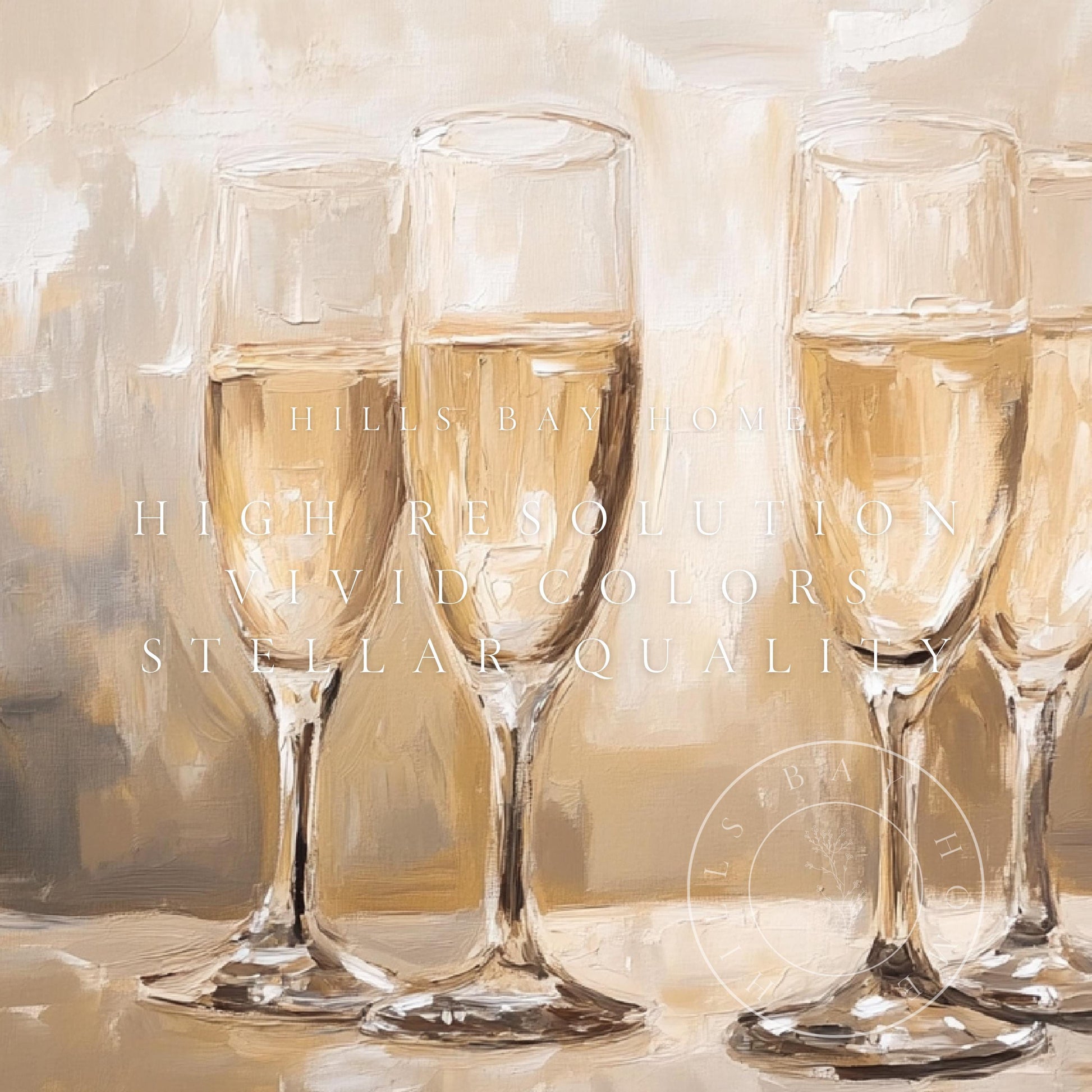 Champagne Tv Art, Digital Download Art for Frame Tv, Spring Tv Art, Floral Tv Art, Oil Painting Frame Tv Art, Bar Art