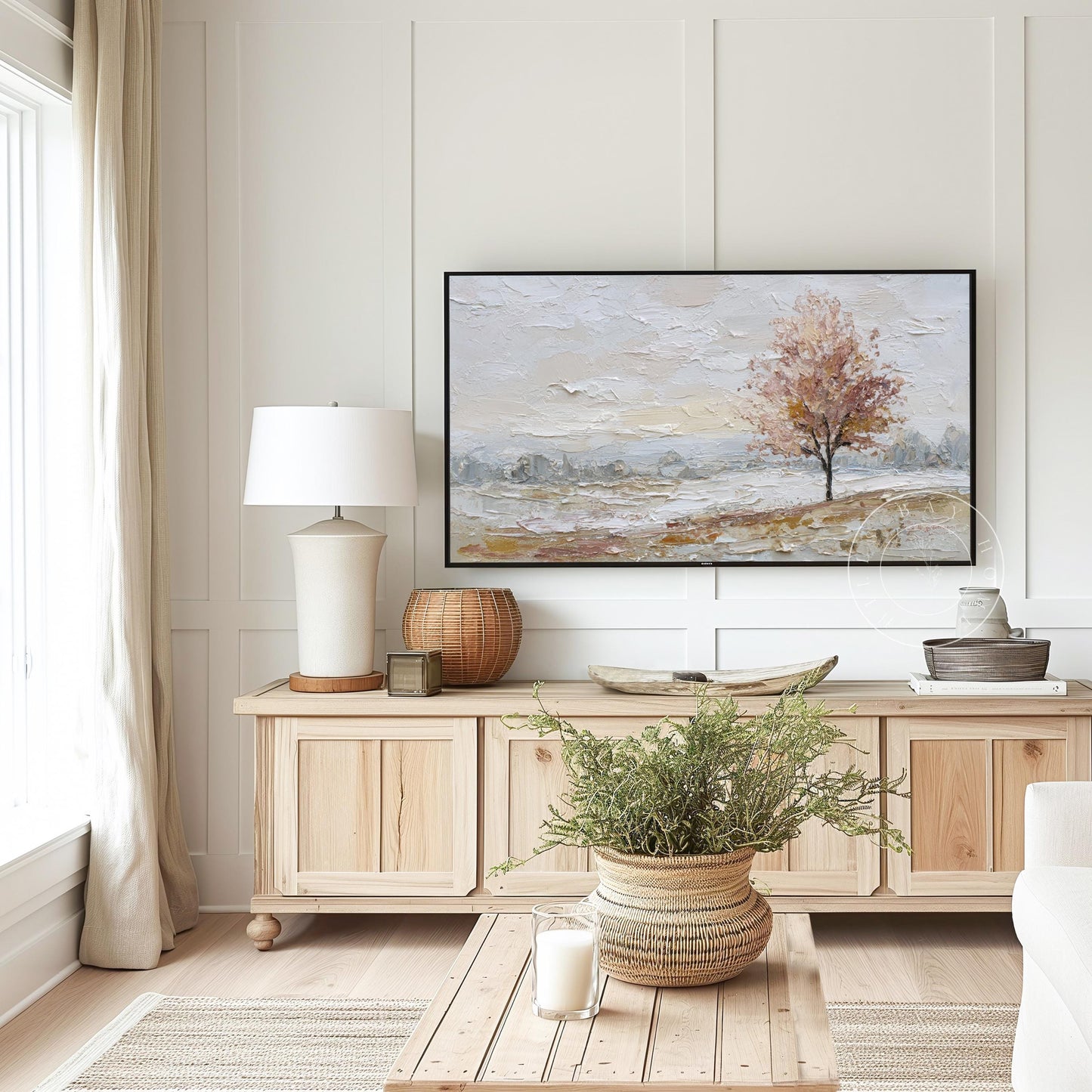 Fall Frame Tv Art, Digital Art for Frame Tv, Fall Tv Art, Autumn Tv Art, Painting Frame Tv Art, Fall Landscape Tv Art, Neutral Tv Art