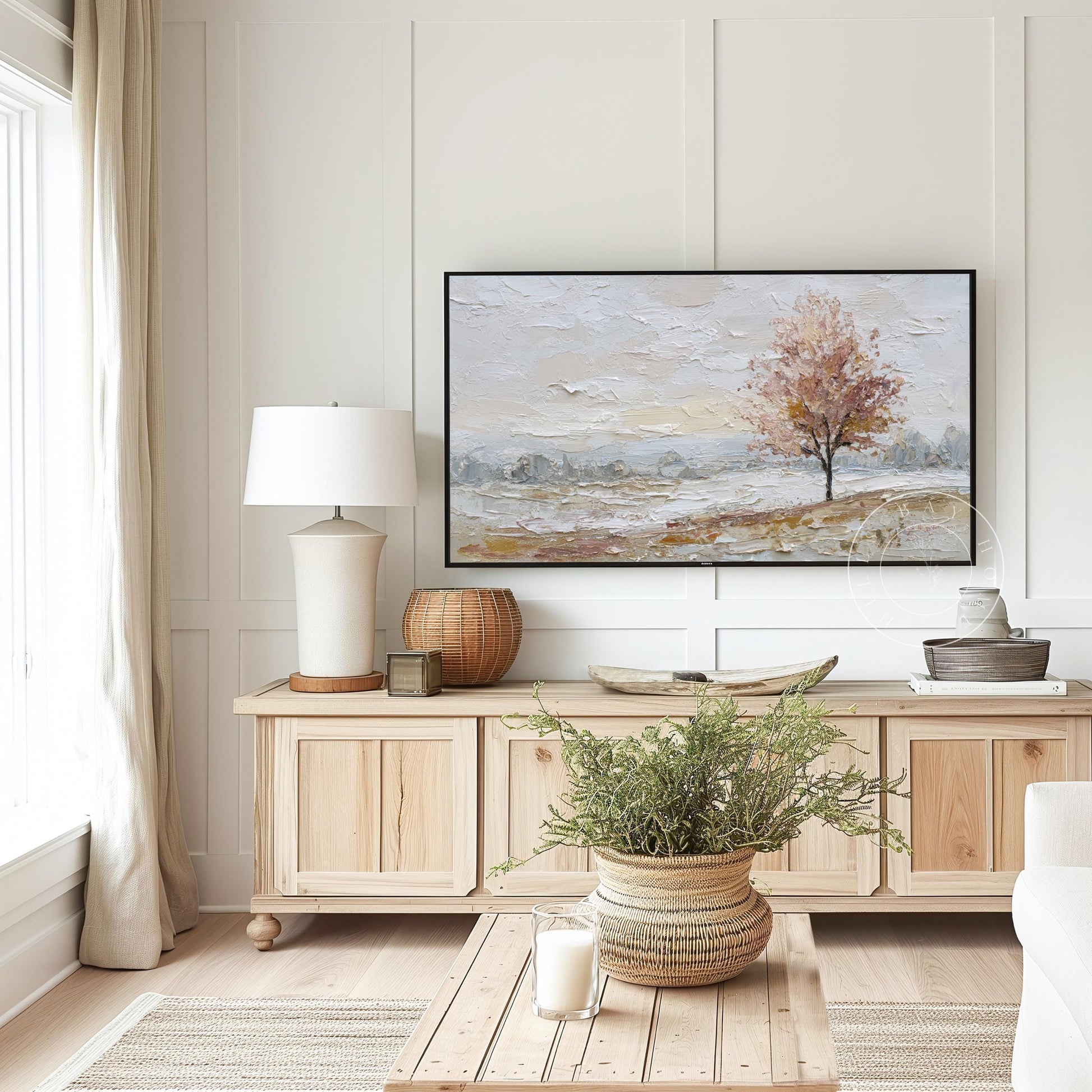 Fall Frame Tv Art, Digital Art for Frame Tv, Fall Tv Art, Autumn Tv Art, Painting Frame Tv Art, Fall Landscape Tv Art, Neutral Tv Art