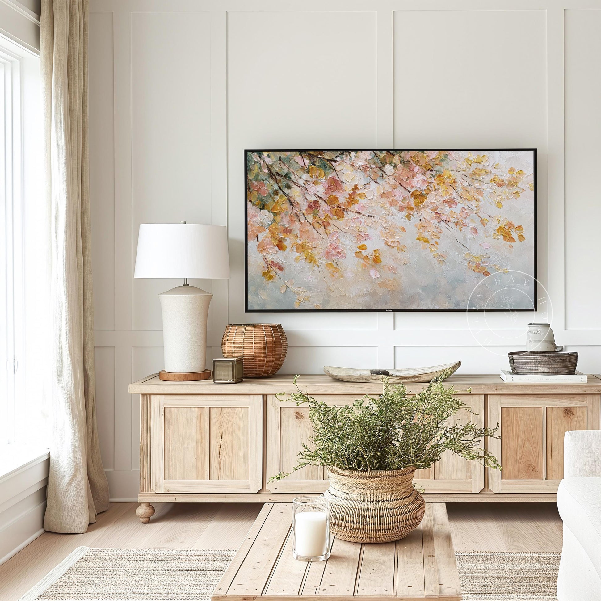 Fall Frame Tv Art, Digital Art for Frame Tv, Fall Tv Art, Autumn Tv Art, Painting Frame Tv Art, Fall Landscape Tv Art, Neutral Tv Art