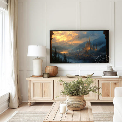 Fantasy Frame Tv Art, Digital Download Art for Frame Tv, Magical Tv Art, Book Inspo Tv Art, Booktok Tv Art, Dreamy Painting Frame Tv Art