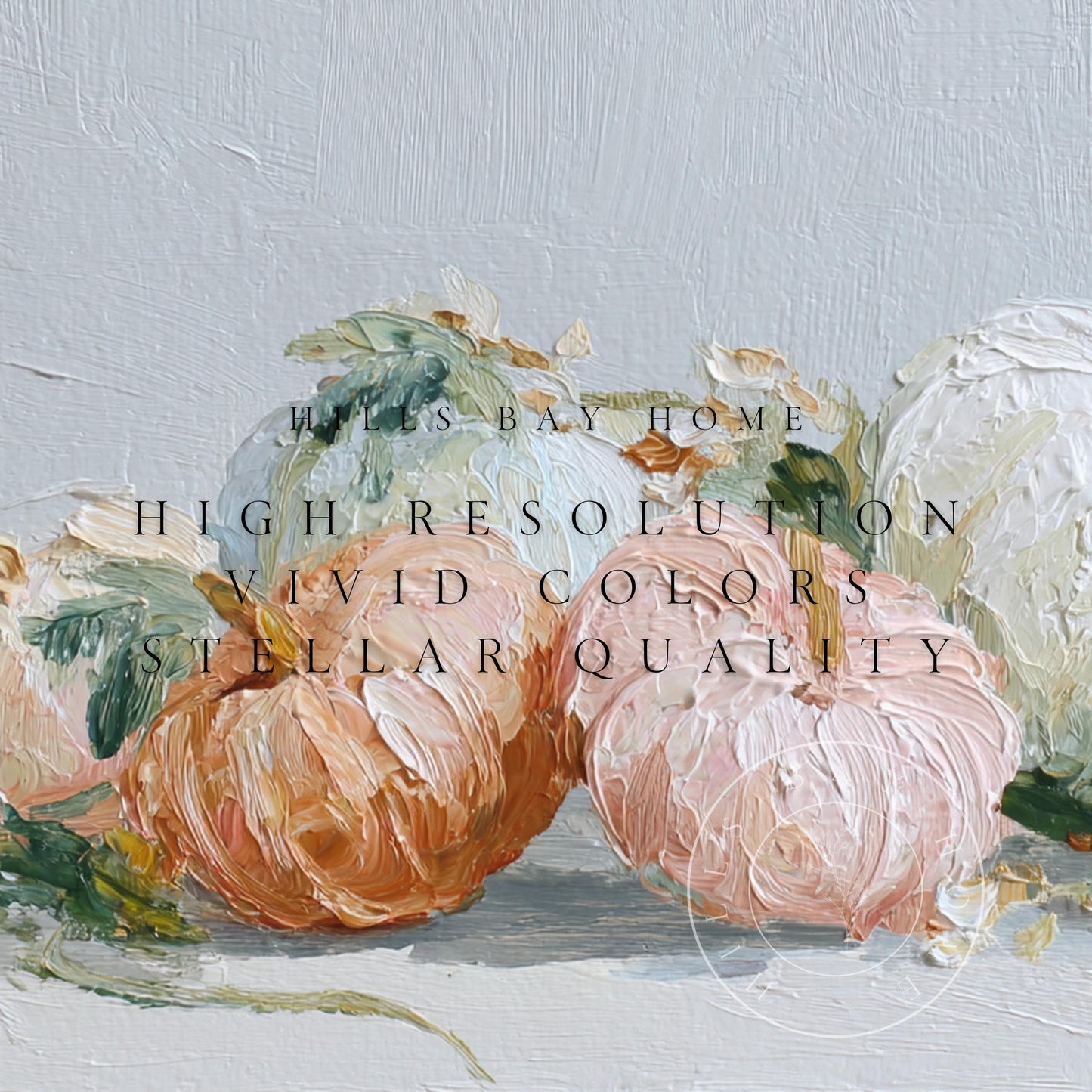 Pumpkins Frame Tv Art, Digital Download Art for Frame Tv, Fall Tv Art, Halloween Tv Art, Painting Frame Tv Art