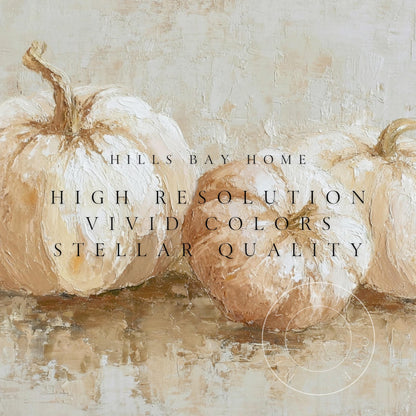 Pumpkins Frame Tv Art, Digital Download Art for Frame Tv, Fall Tv Art, Halloween Tv Art, Painting Frame Tv Art