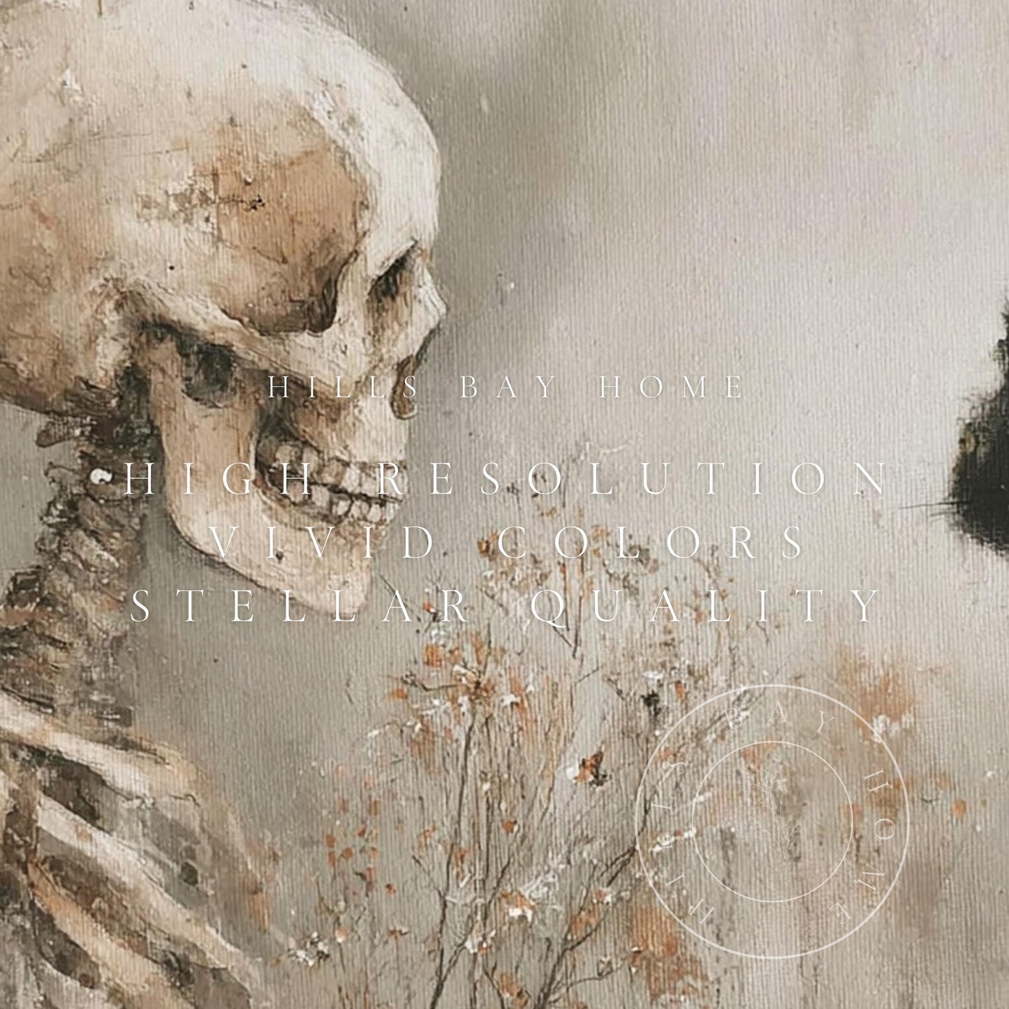 Halloween Frame Tv Art, Digital Art for Frame Tv, Fall Tv Art, Skeleton Tv Art, Painting Frame Tv Art, Spooky Tv Art, Black Cat Tv Art