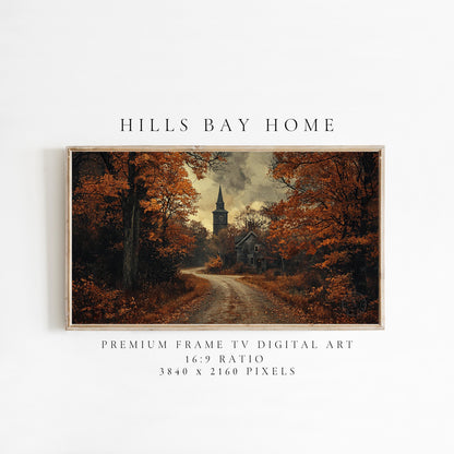 Fall Frame Tv Art, Digital Art for Frame Tv, Fall Tv Art, Autumn Tv Art, Painting Frame Tv Art, Fall Landscape Tv Art, Neutral Tv Art