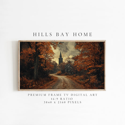 Fall Frame Tv Art, Digital Art for Frame Tv, Fall Tv Art, Autumn Tv Art, Painting Frame Tv Art, Fall Landscape Tv Art, Neutral Tv Art