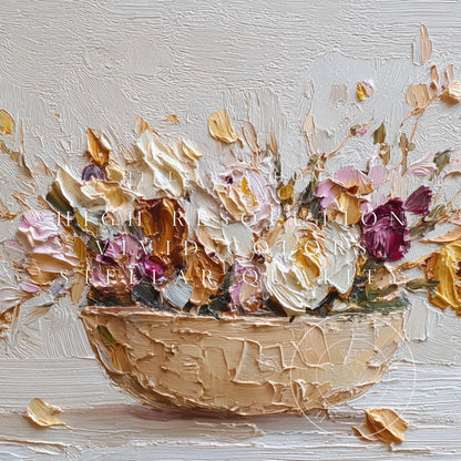 Fall Floral Frame Tv Art, Digital Download Art for Frame Tv, Fall Tv Art, Thanksgiving Tv Art, Painting Frame Tv Art, Painting Tv Art