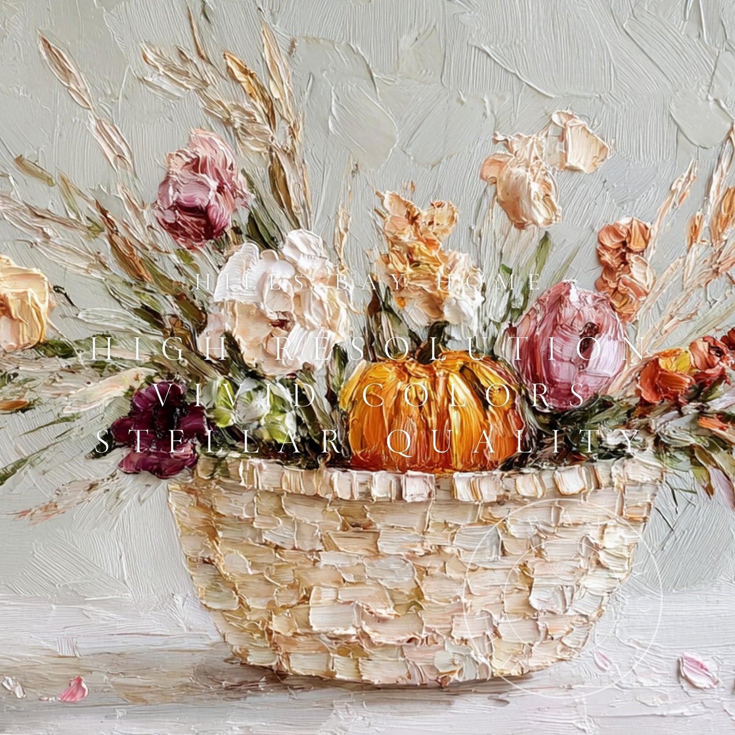 Fall Floral Frame Tv Art, Digital Download Art for Frame Tv, Fall Tv Art, Thanksgiving Tv Art, Painting Frame Tv Art, Painting Tv Art