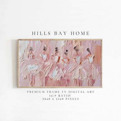 Abstract Ballerina Frame Tv Art, Digital Download Art for Frame Tv, Ballet Tv Art, Classical Tv Art, Painting Frame Tv Art, Painting Tv Art