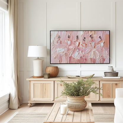 Abstract Ballerina Frame Tv Art, Digital Download Art for Frame Tv, Ballet Tv Art, Classical Tv Art, Painting Frame Tv Art, Painting Tv Art