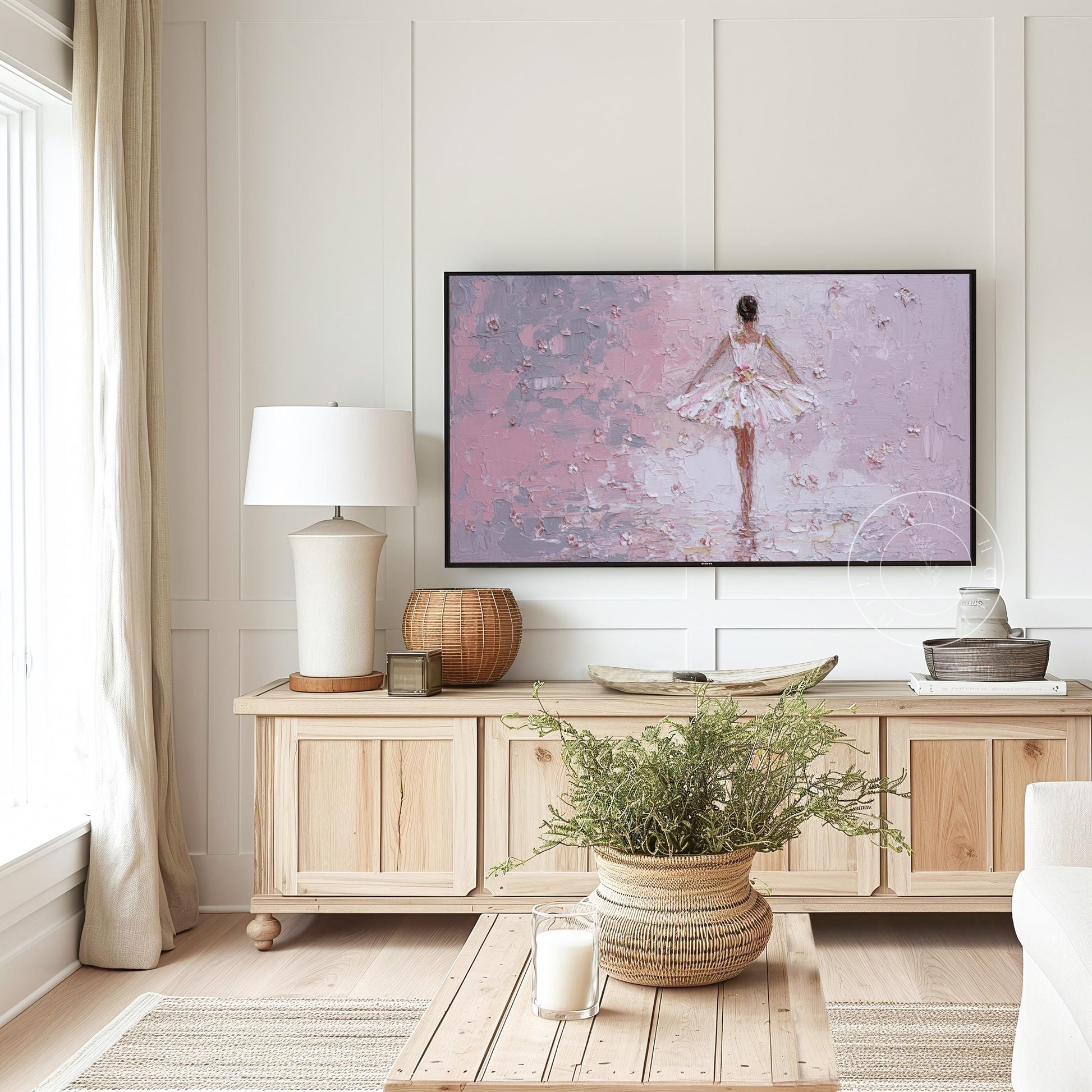 Ballerina Frame Tv Art, Digital Download Art for Frame Tv, Ballet Tv Art, Classical Tv Art, Painting Frame Tv Art, Painting Tv Art
