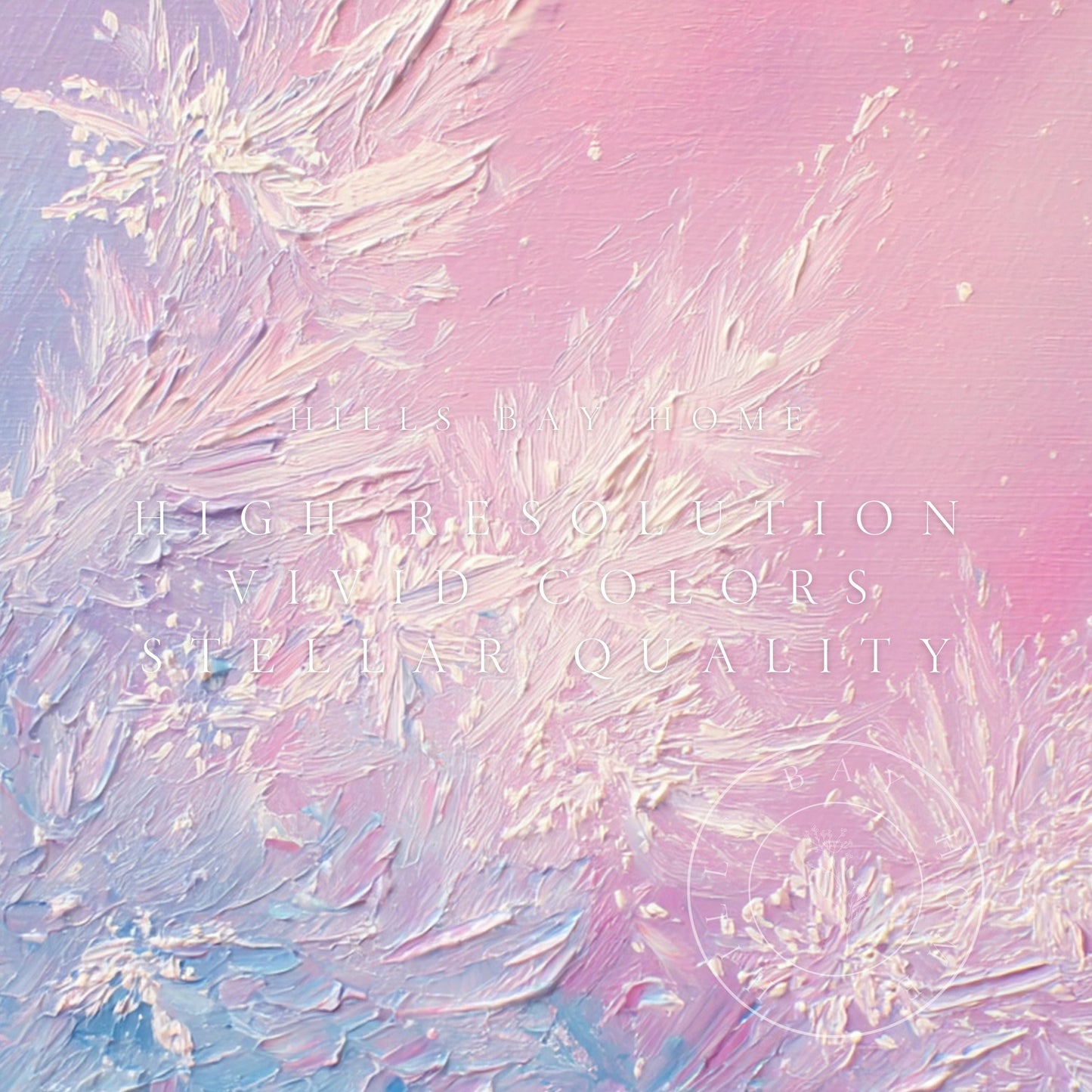 Abstract Snowflakes Frame Tv Art, Digital Download Art for Frame Tv, Winter Tv Art, Snow Tv Art, Painting Frame Tv Art
