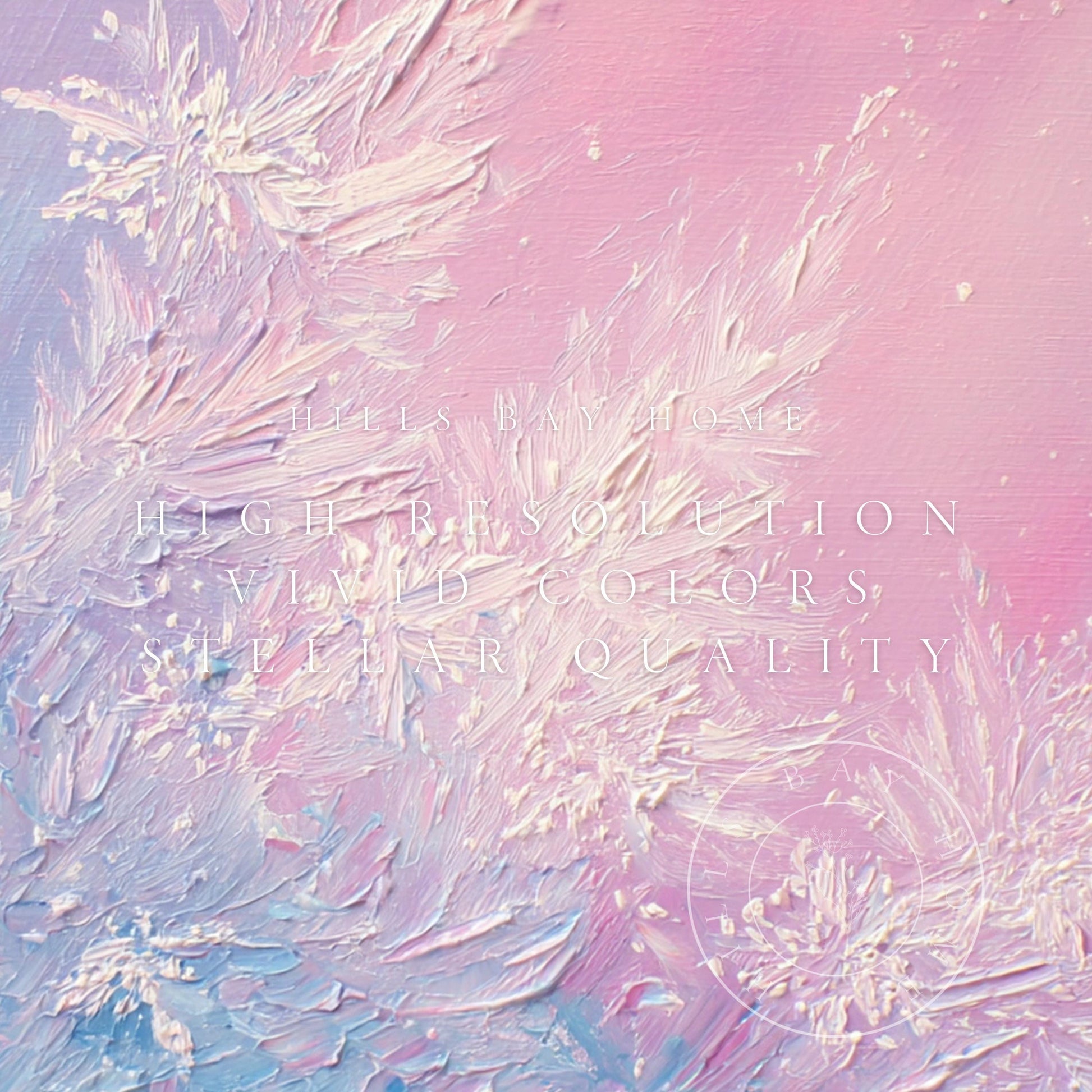 Abstract Snowflakes Frame Tv Art, Digital Download Art for Frame Tv, Winter Tv Art, Snow Tv Art, Painting Frame Tv Art