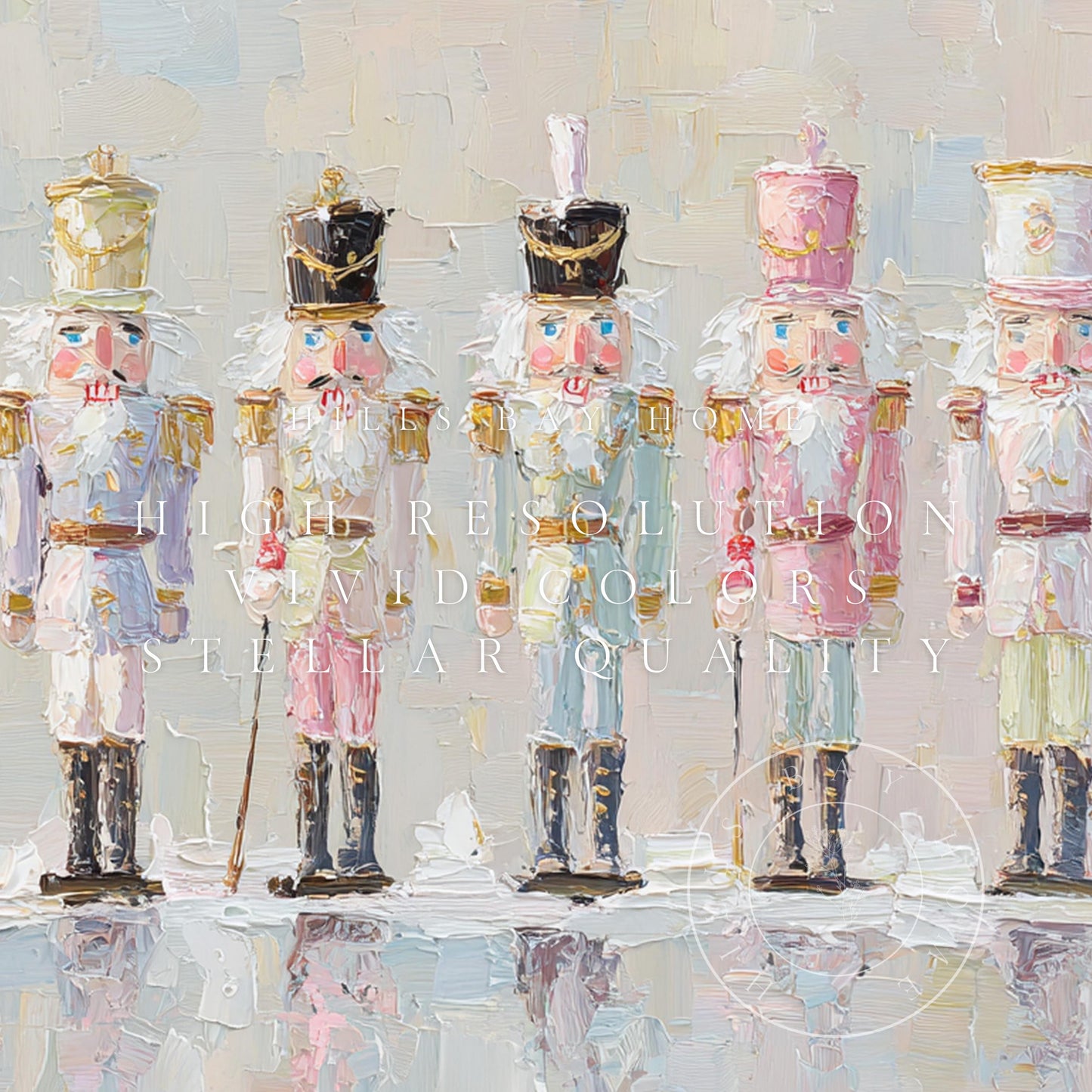 Nutcracker Tv Art, Digital Download Art for Frame Tv, Winter Tv Art, Christmas Tv Art, Painting Frame Tv Art