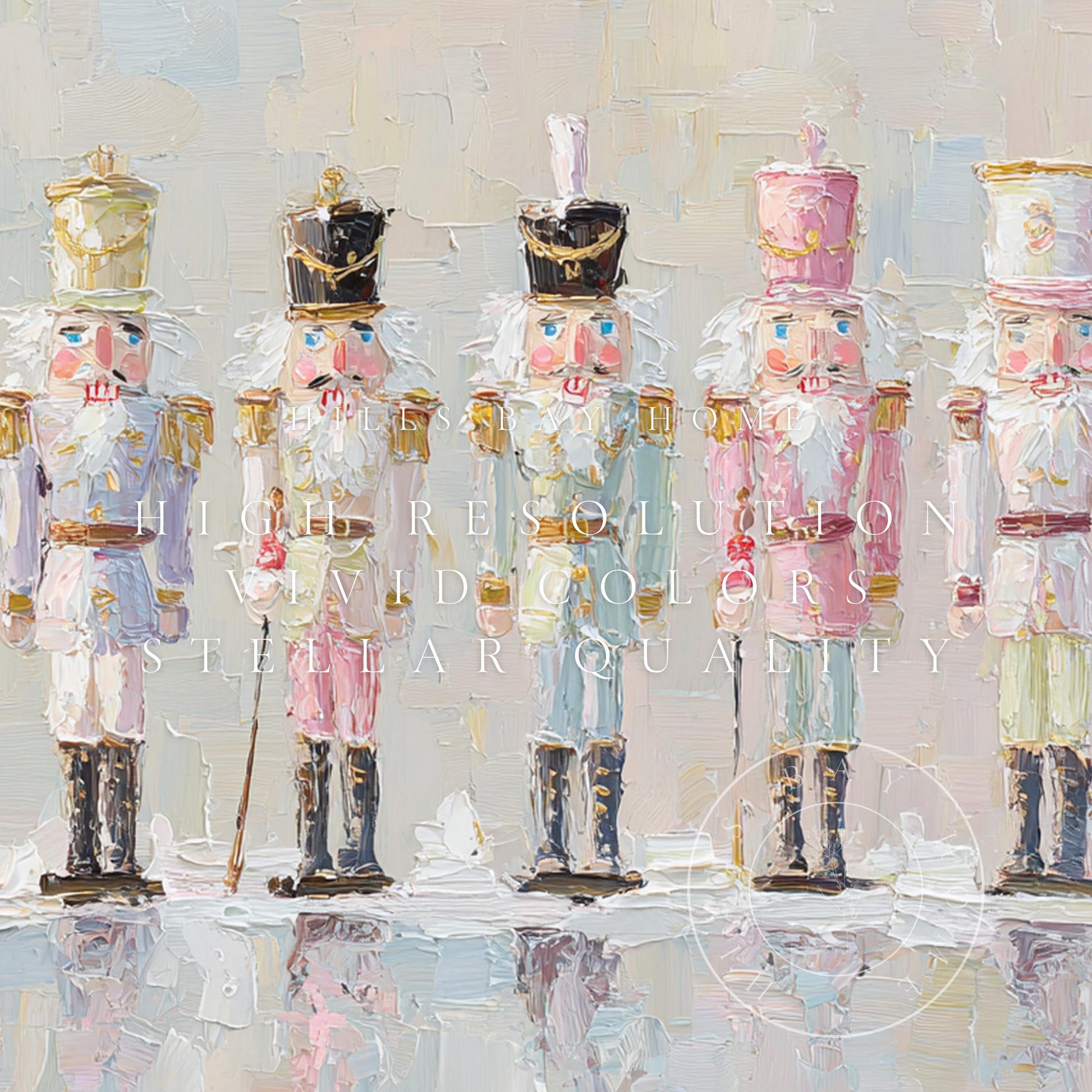 Nutcracker Tv Art, Digital Download Art for Frame Tv, Winter Tv Art, Christmas Tv Art, Painting Frame Tv Art