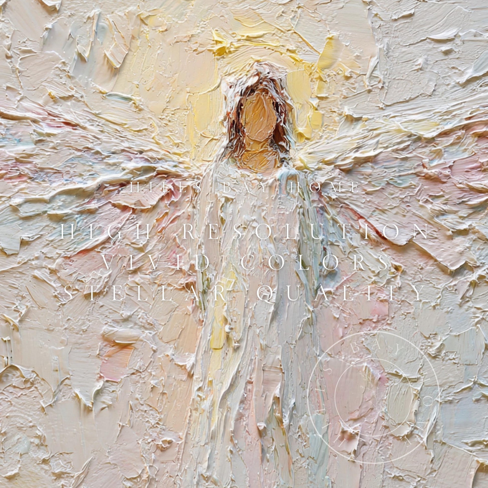 Angel Frame Tv Art, Digital Download Art for Frame Tv, Christian Tv Art, Christmas Tv Art, Painting Frame Tv Art