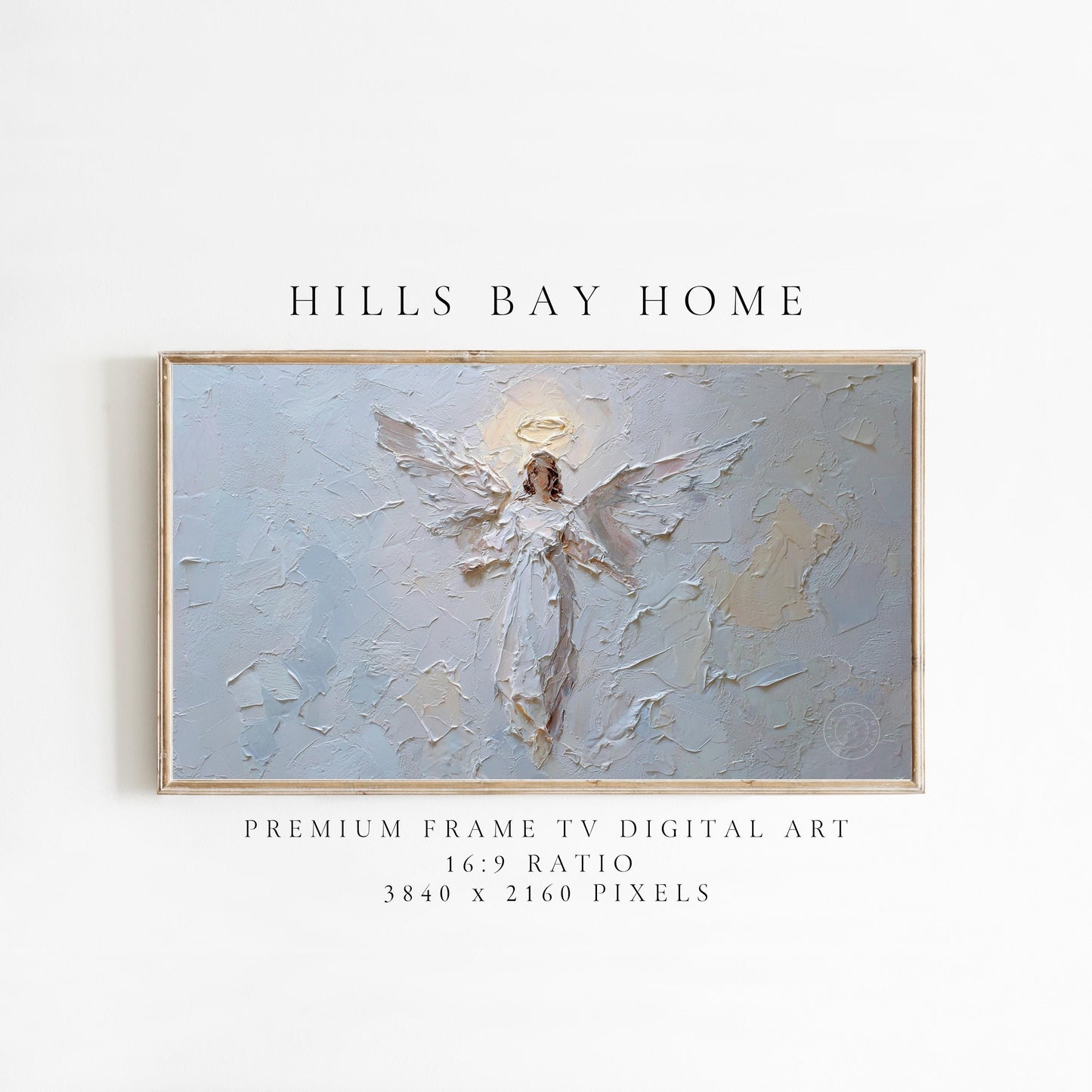 Angel Frame Tv Art, Digital Download Art for Frame Tv, Christian Tv Art, Christmas Tv Art, Painting Frame Tv Art
