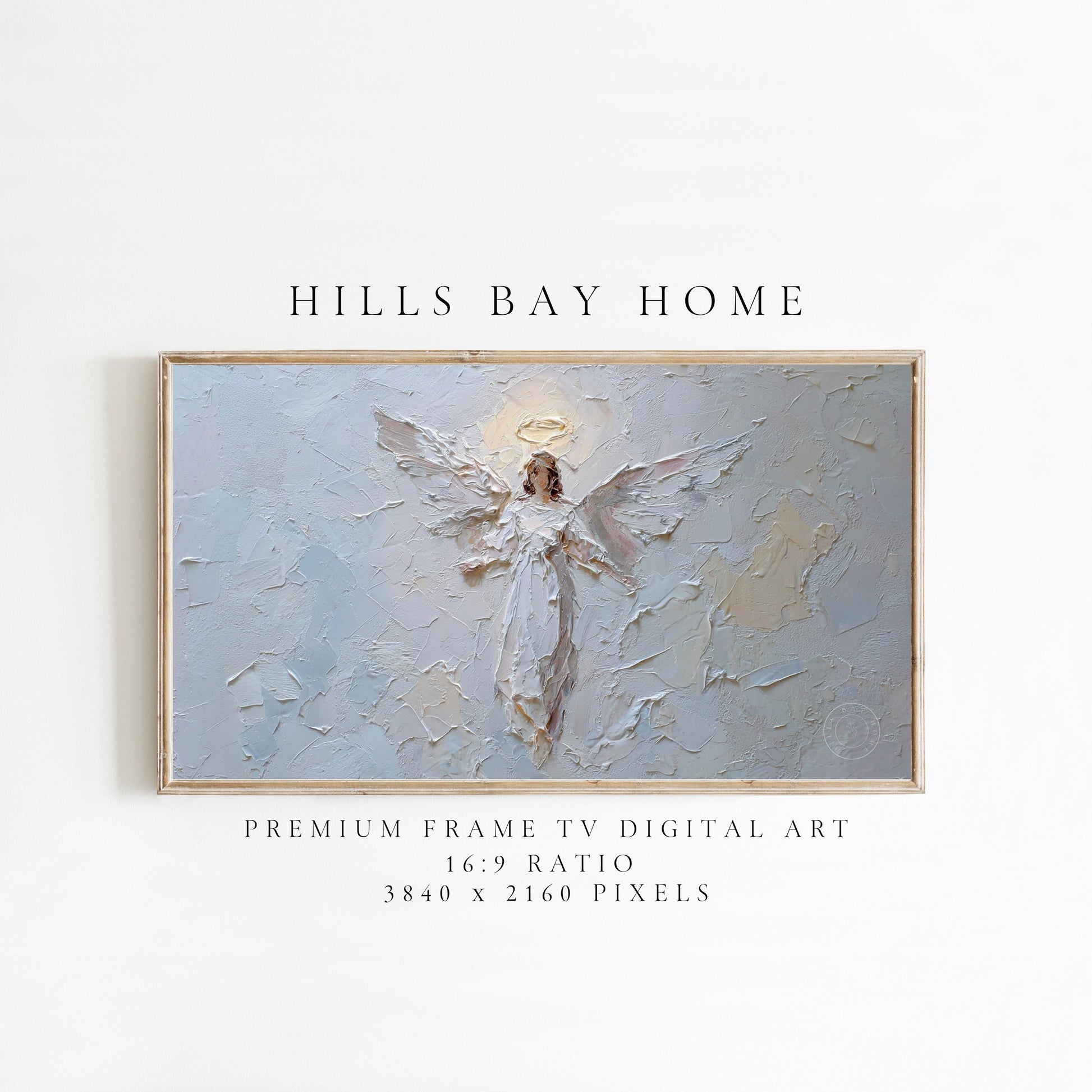 Angel Frame Tv Art, Digital Download Art for Frame Tv, Christian Tv Art, Christmas Tv Art, Painting Frame Tv Art
