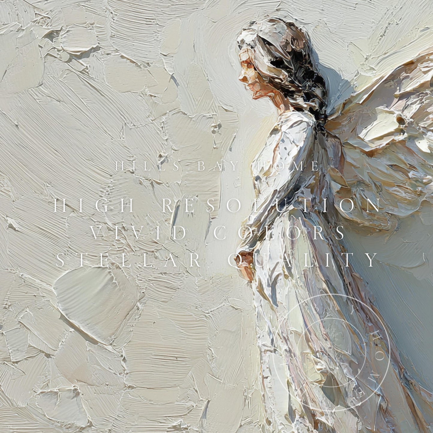 Angel Frame Tv Art, Digital Download Art for Frame Tv, Christian Tv Art, Christmas Tv Art, Painting Frame Tv Art
