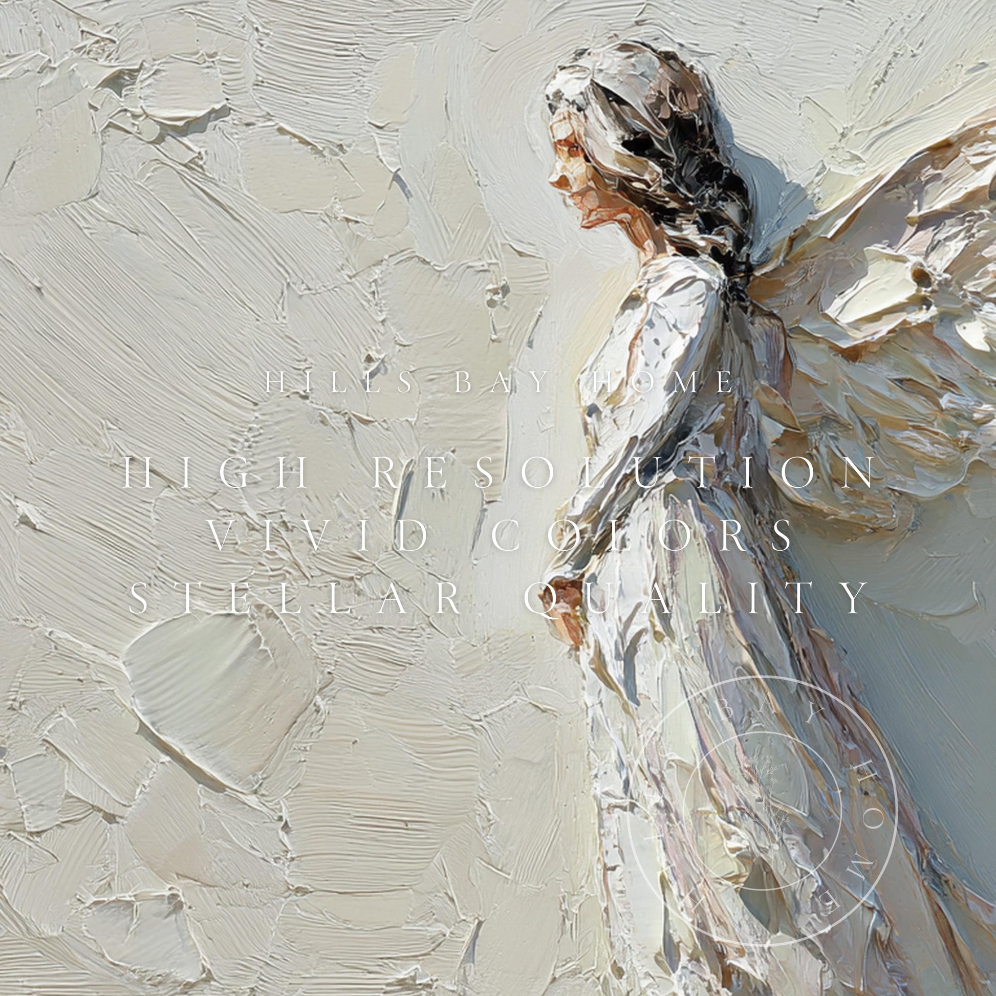 Angel Frame Tv Art, Digital Download Art for Frame Tv, Christian Tv Art, Christmas Tv Art, Painting Frame Tv Art
