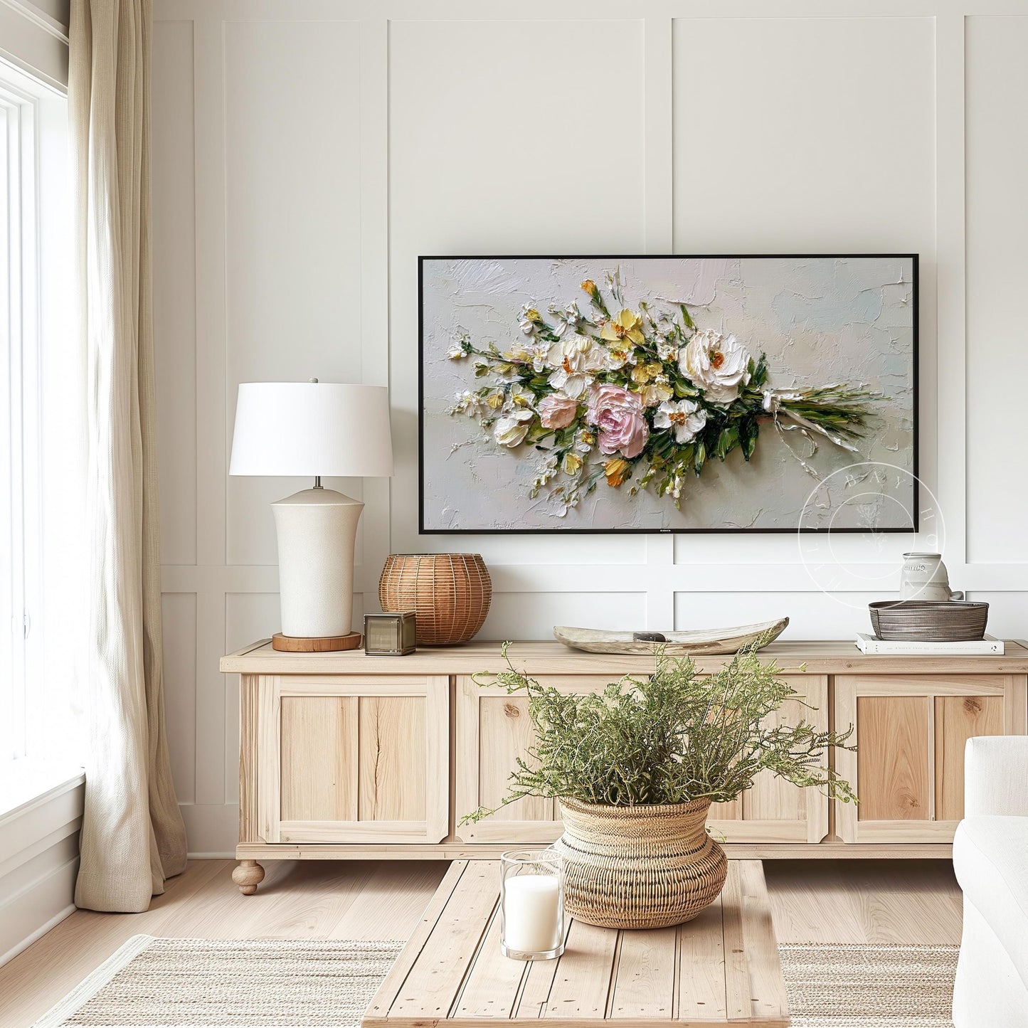 Bouquet Tv Art, Digital Download Art for Frame Tv, Wedding Tv Art, Bridal Shower Tv Art, Bridal Bouquet Frame Tv Art