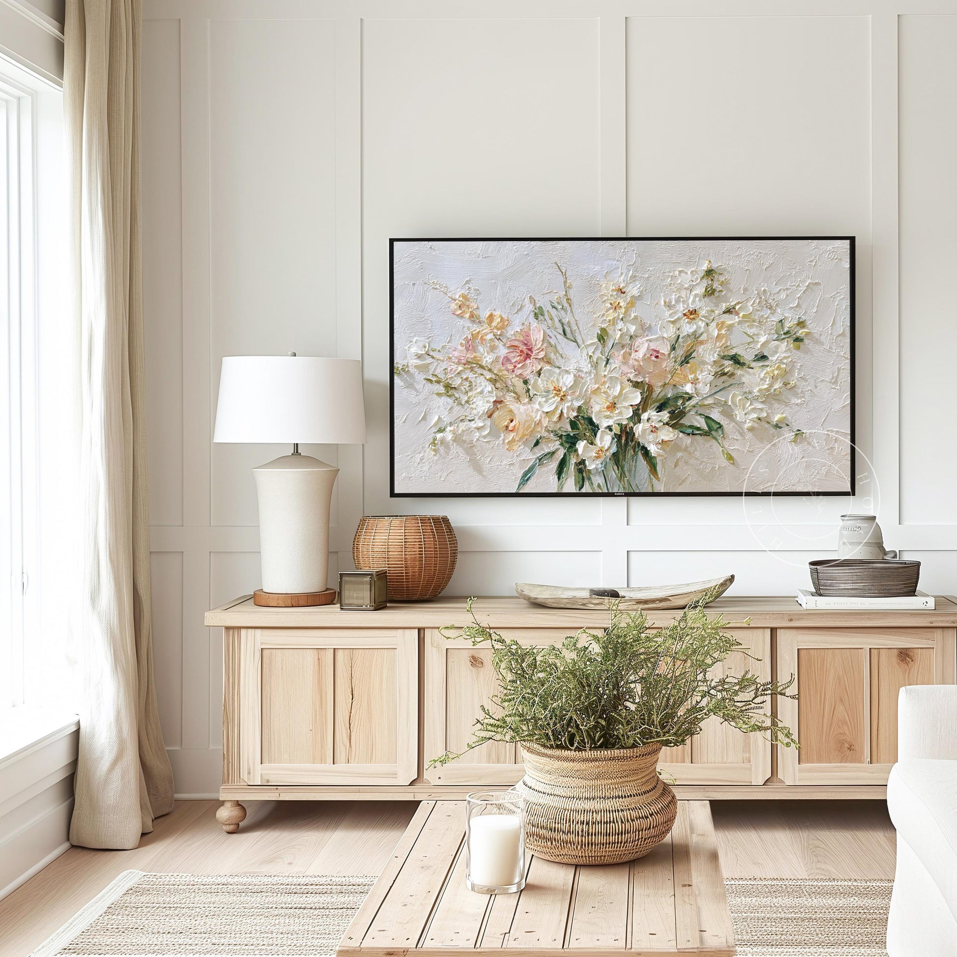 Bouquet Tv Art, Digital Download Art for Frame Tv, Wedding Tv Art, Bridal Shower Tv Art, Bridal Bouquet Frame Tv Art