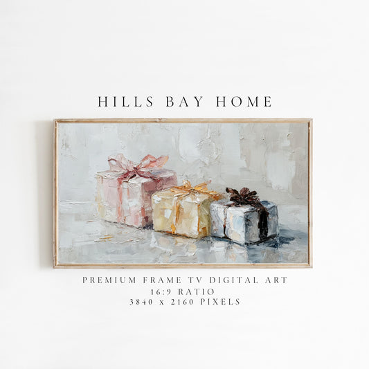 Gifts Frame Tv Art, Digital Download Art for Frame Tv, Birthday Tv Art, Christmas Tv Art, Painting Frame Tv Art