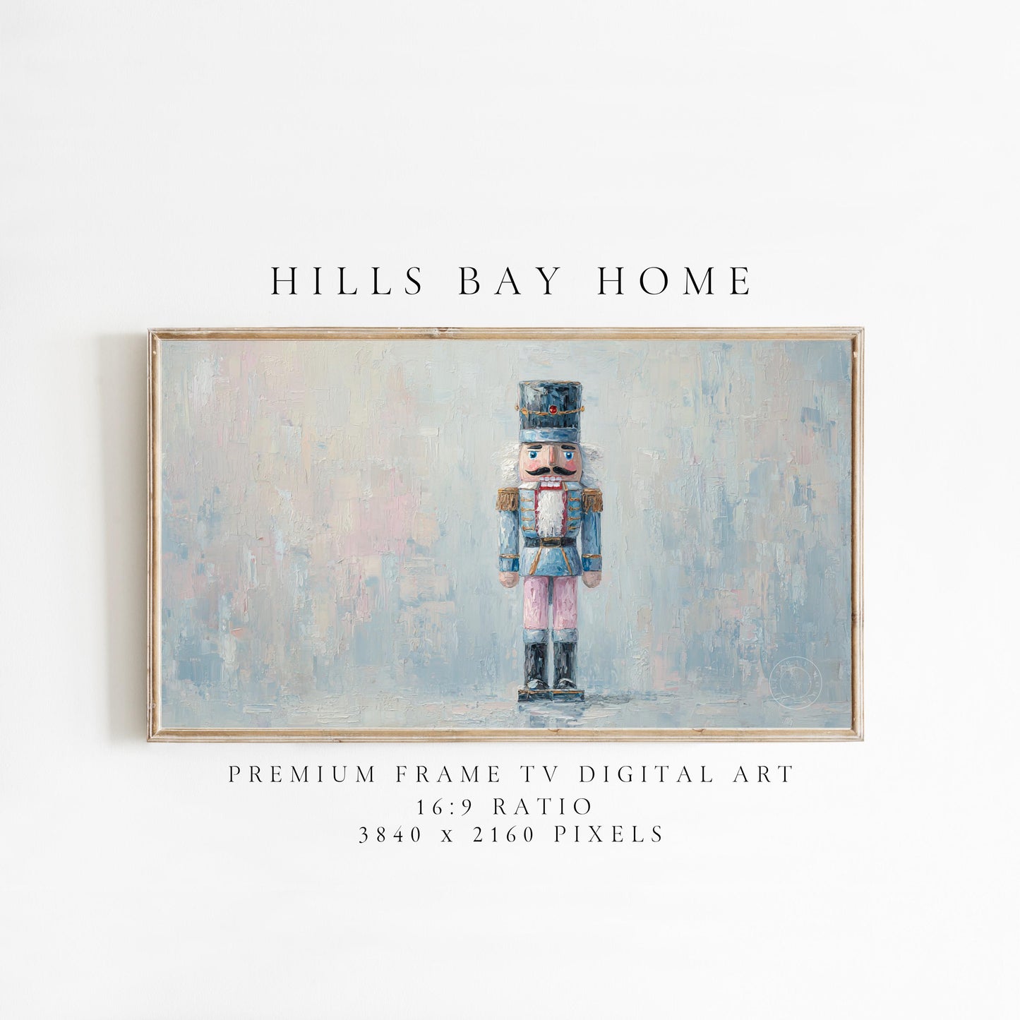 Nutcracker Tv Art, Digital Download Art for Frame Tv, Winter Tv Art, Christmas Tv Art, Painting Frame Tv Art