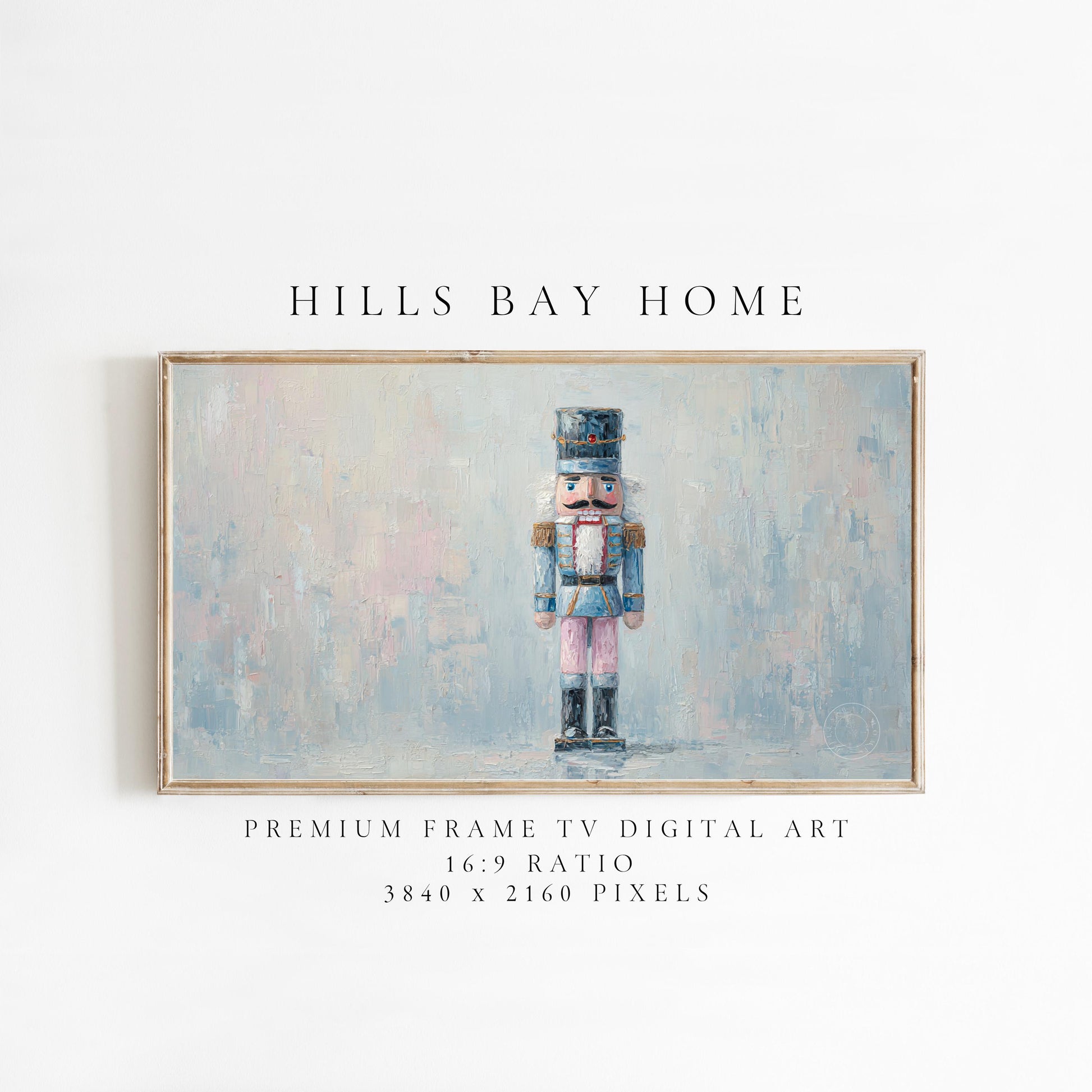Nutcracker Tv Art, Digital Download Art for Frame Tv, Winter Tv Art, Christmas Tv Art, Painting Frame Tv Art