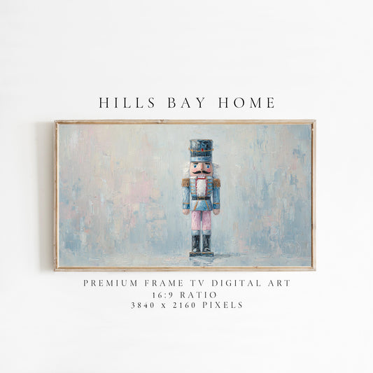 Nutcracker Tv Art, Digital Download Art for Frame Tv, Winter Tv Art, Christmas Tv Art, Painting Frame Tv Art