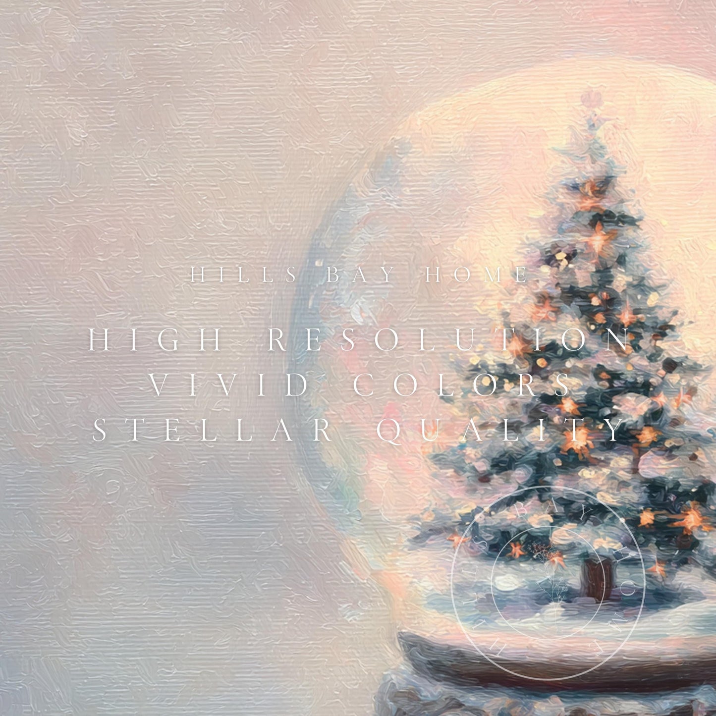 Snow Globe Frame Tv Art, Digital Download Art for Frame Tv, Winter Tv Art, Christmas Tv Art, Painting Frame Tv Art