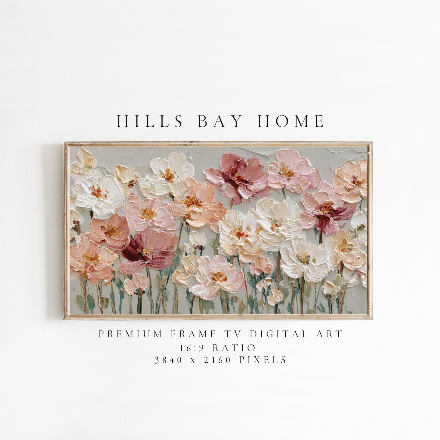 Fall Floral Frame Tv Art, Digital Download Art for Frame Tv, Fall Tv Art, Thanksgiving Tv Art, Painting Frame Tv Art, Painting Tv Art