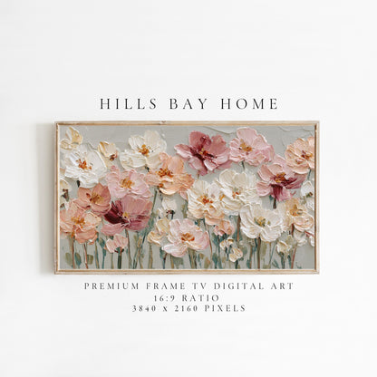 Fall Floral Frame Tv Art, Digital Download Art for Frame Tv, Fall Tv Art, Thanksgiving Tv Art, Painting Frame Tv Art, Painting Tv Art