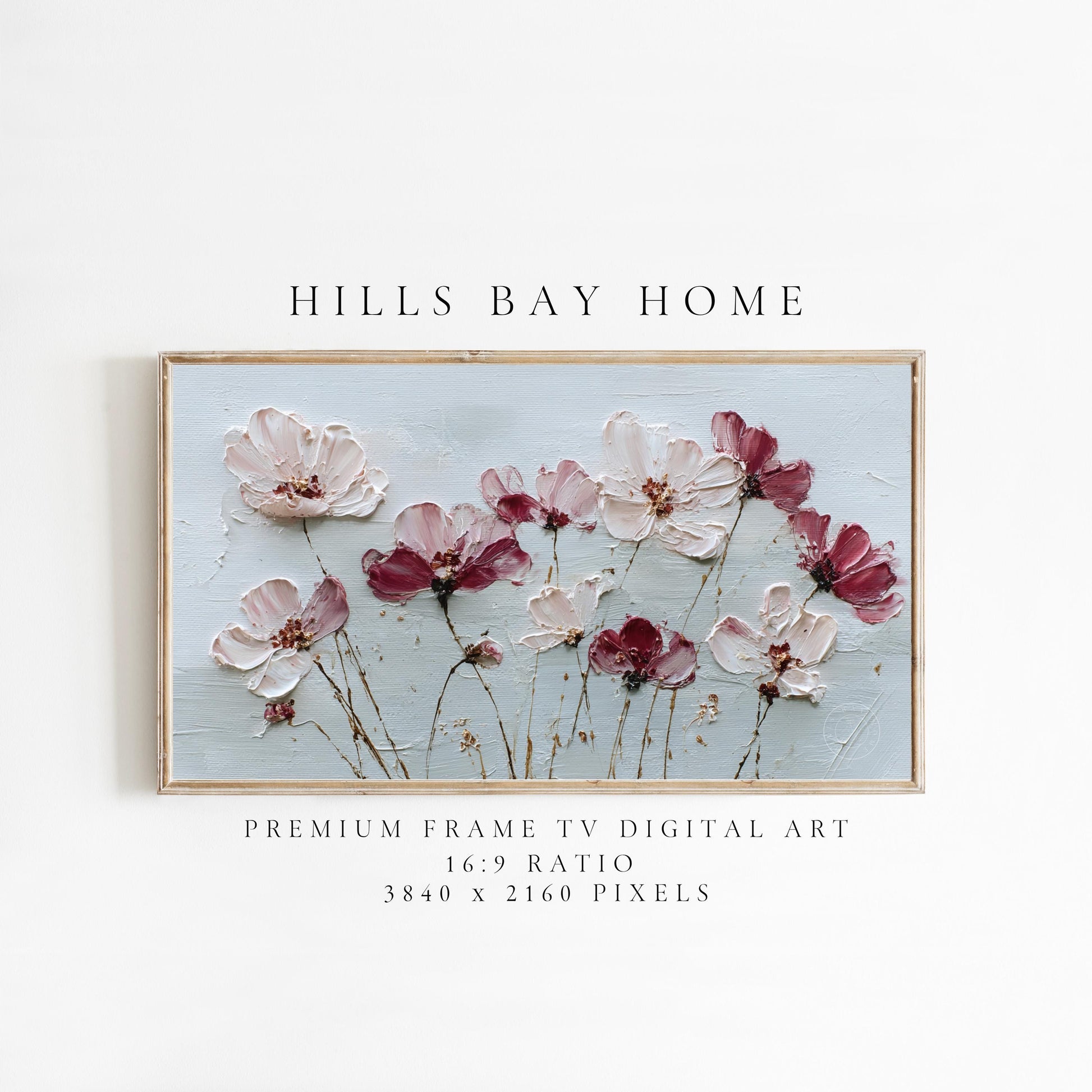 Moody Floral Frame Tv Art, Digital Download Art for Frame Tv, Fall Tv Art, Thanksgiving Tv Art, Painting Frame Tv Art, Painting Tv Art