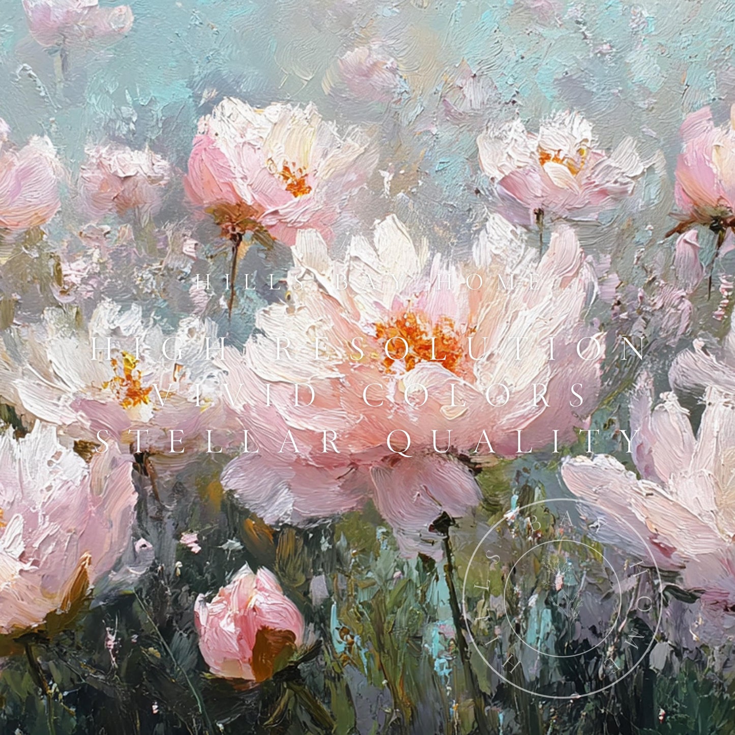 Pink Peonies Tv Art, Digital Download Art for Frame Tv, Spring Tv Art, Flower Tv Art, Oil Painting Frame Tv Art, Floral Tv Art