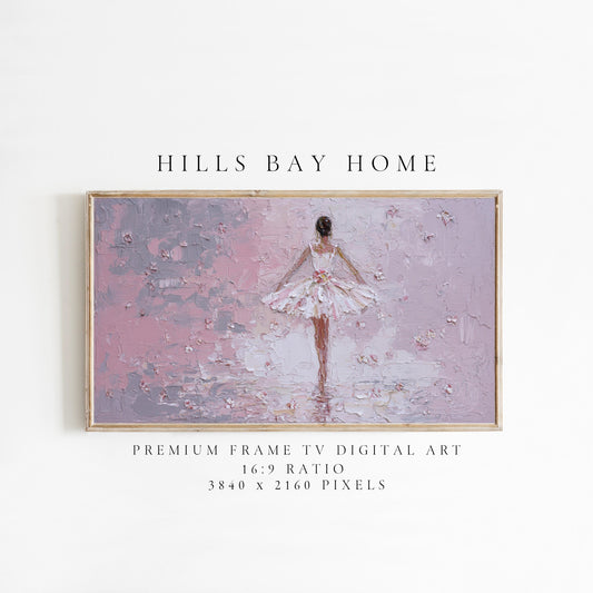 Ballerina Frame Tv Art, Digital Download Art for Frame Tv, Ballet Tv Art, Classical Tv Art, Painting Frame Tv Art, Painting Tv Art
